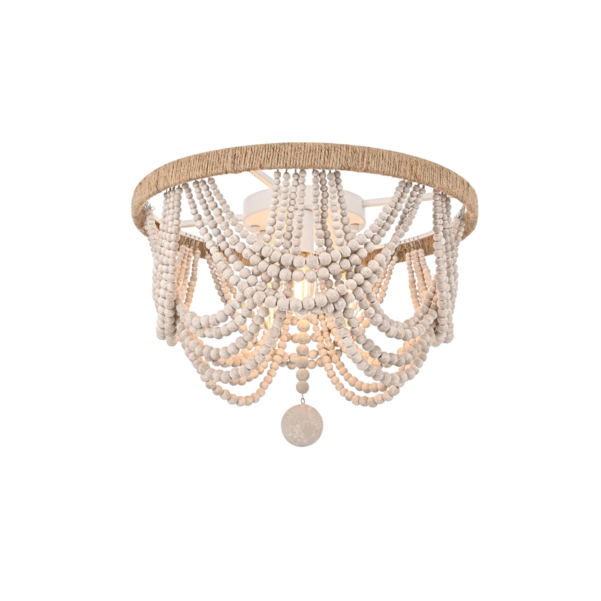 Jolie 16 Inch Flush Mount by Elegant Lighting