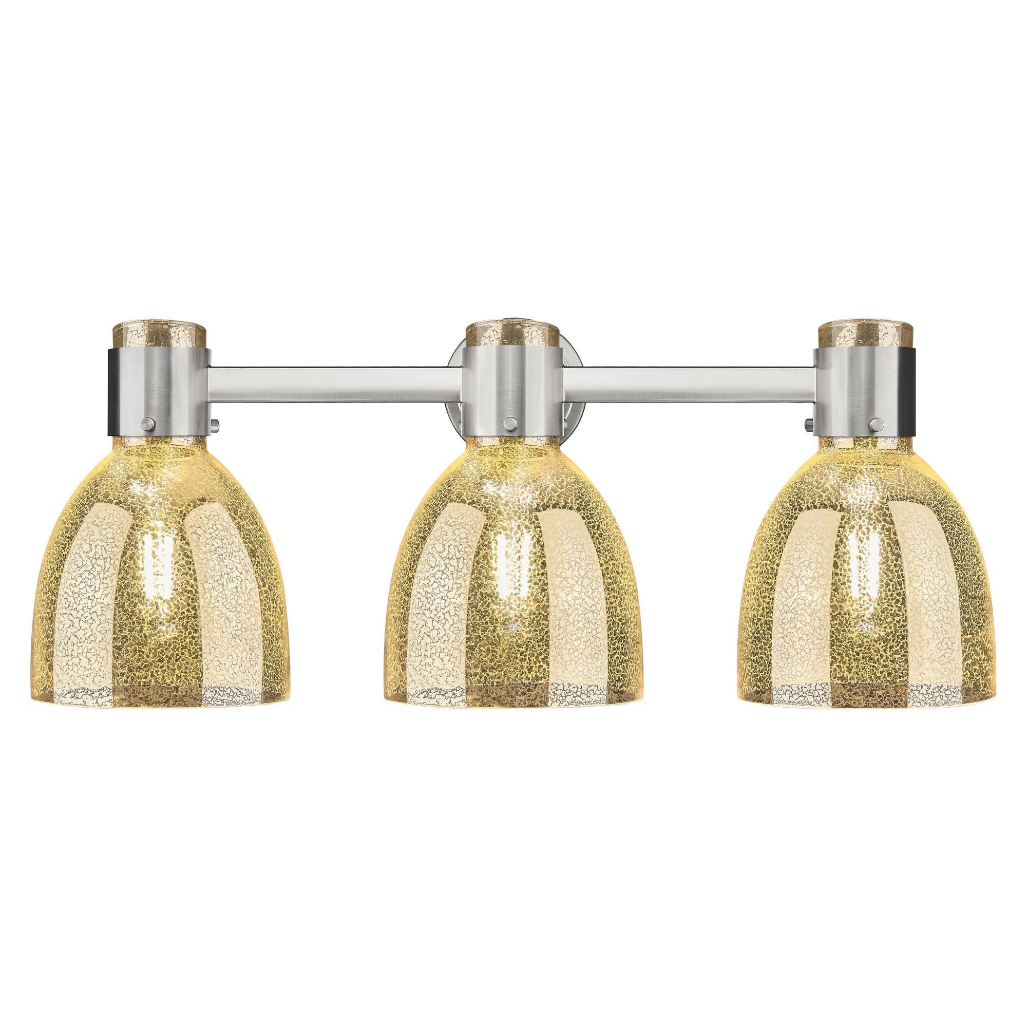 Shown in Satin Nickel finish and Mercury glass