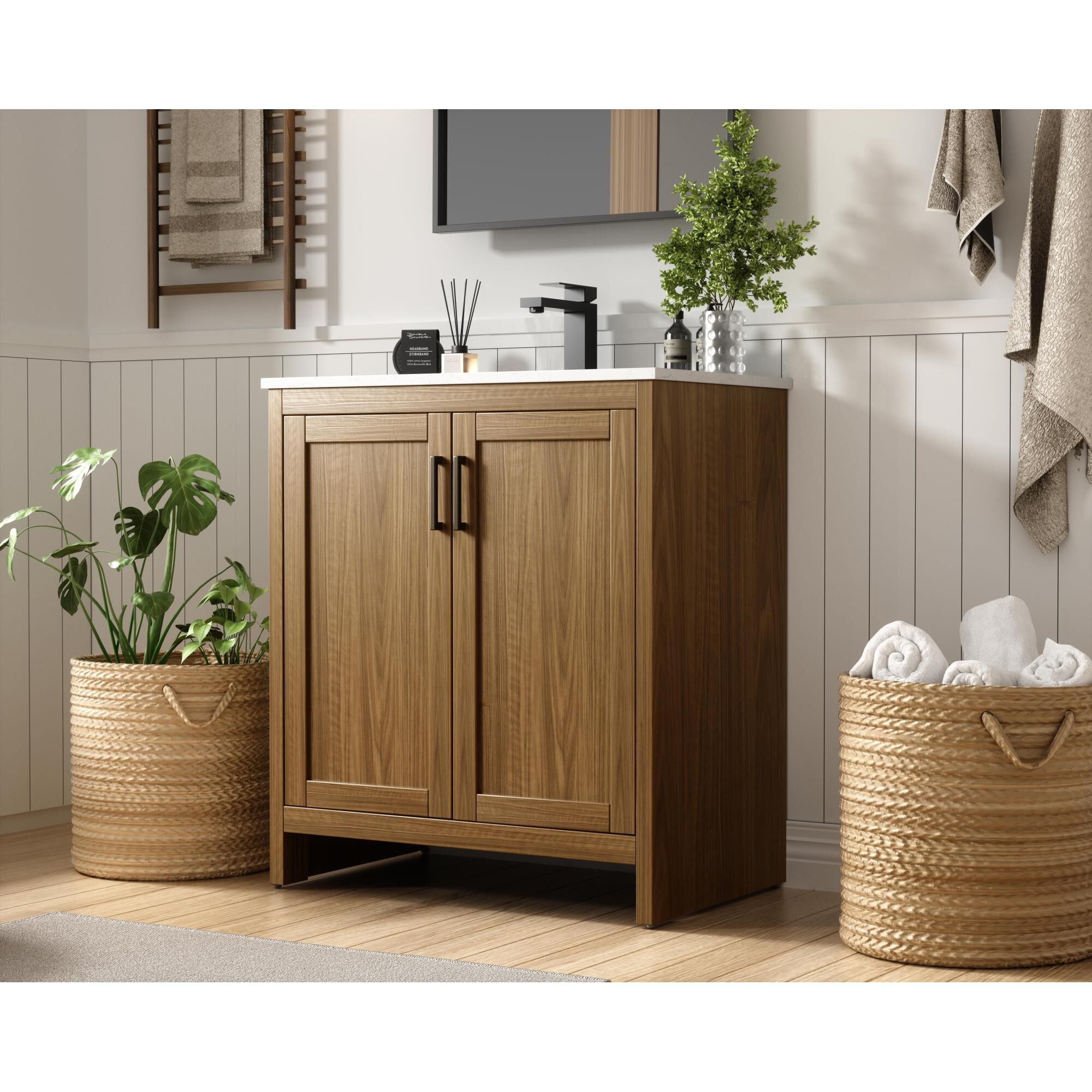 Shown in Walnut Brown finish