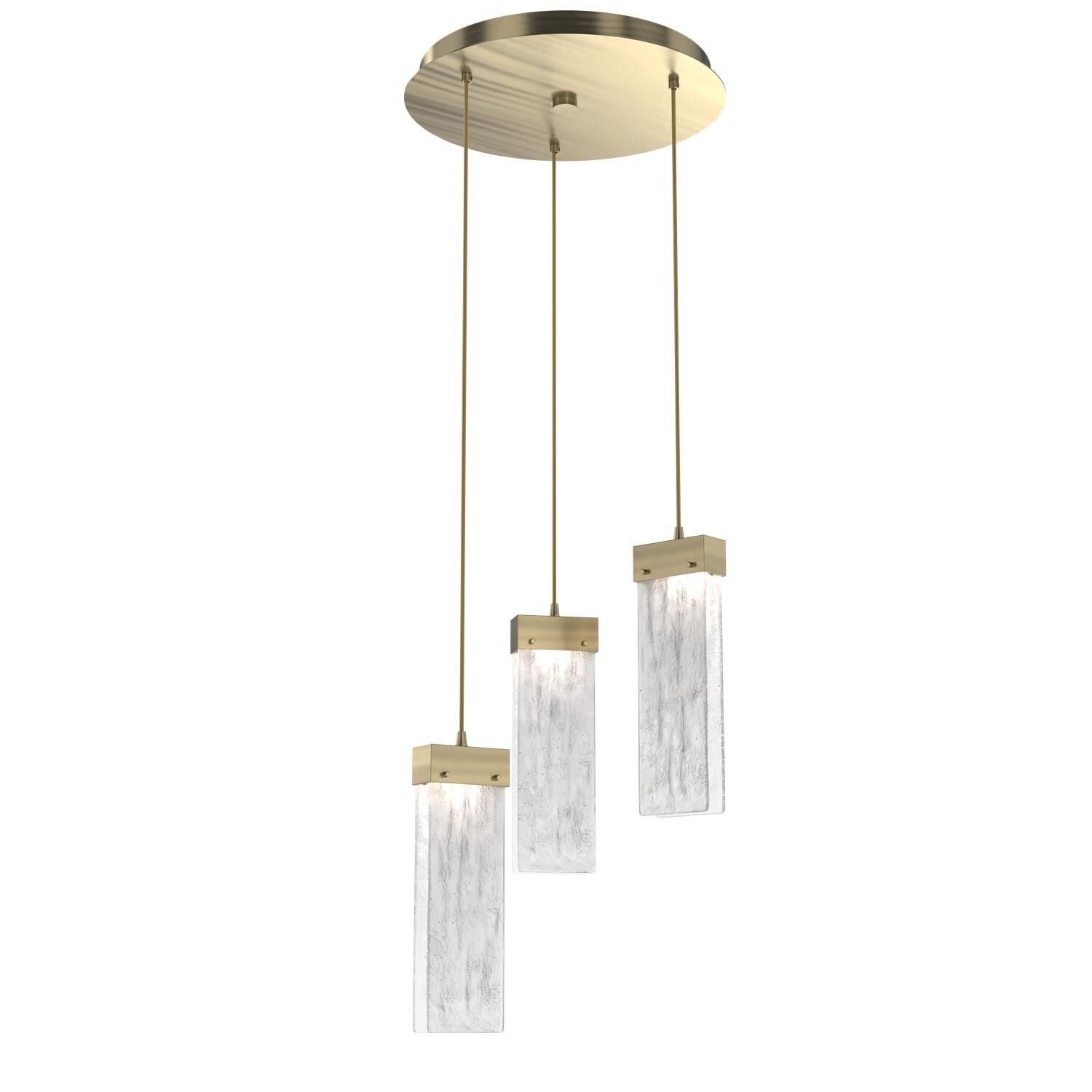 Parallel 16 Inch 3 Light LED Multi Light Pendant by Hammerton Studio