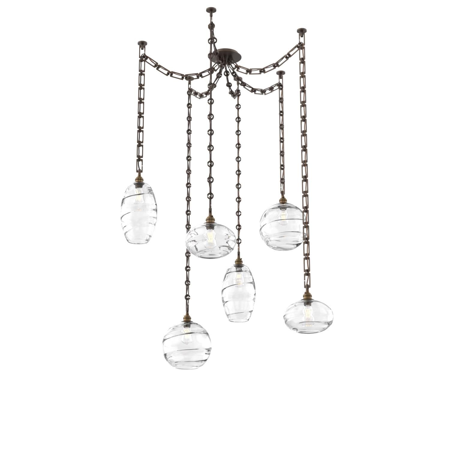 Shown in Flat Bronze finish and Clear glass