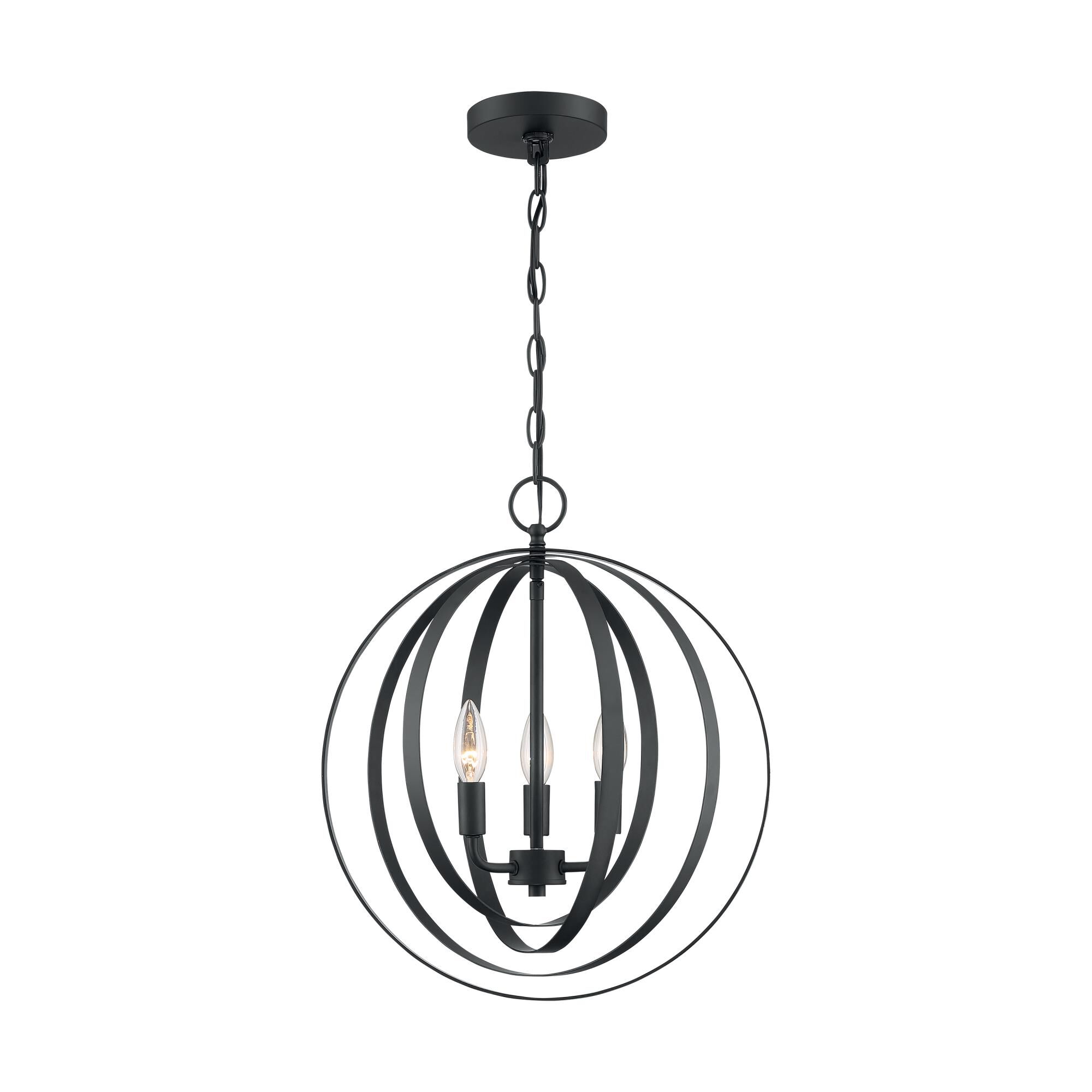 Pendleton 16 Inch 3 Light Mini Chandelier by Nuvo Lighting