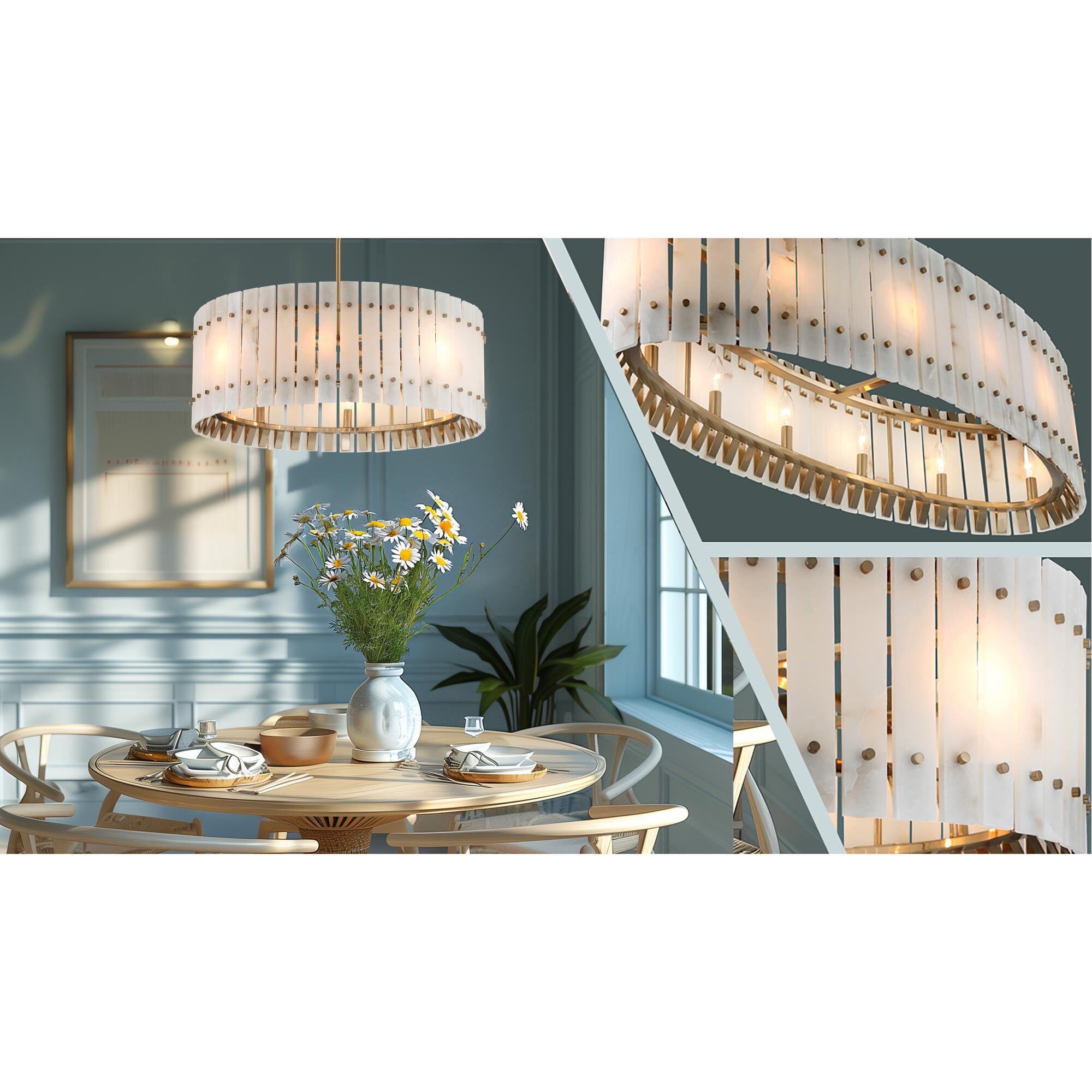 Bardon 36 Inch Large Pendant by Metropolitan Lighting