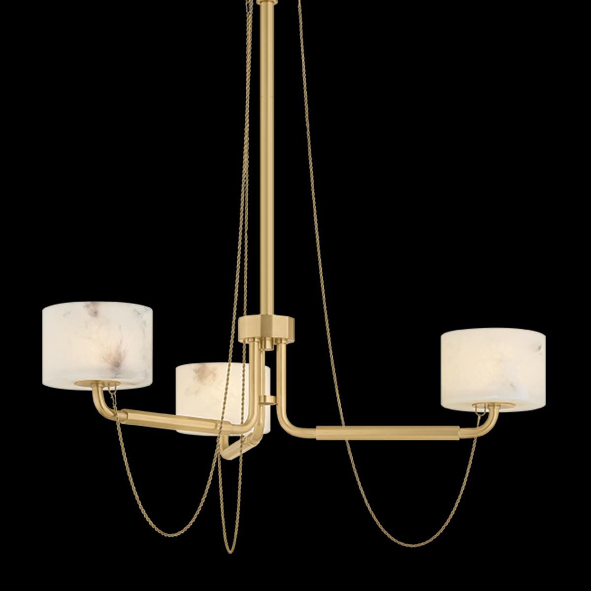 Noz Nozawa Bunda 31 Inch Chandelier by Corbett Lighting
