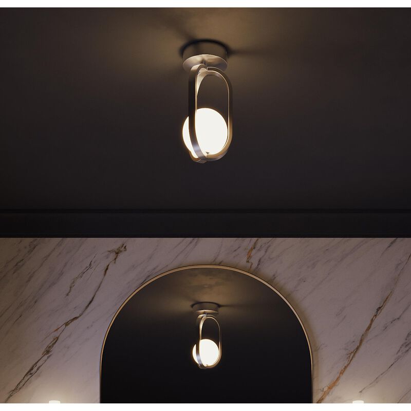 Milan 7 Inch Semi Flush Mount by AFX Lighting