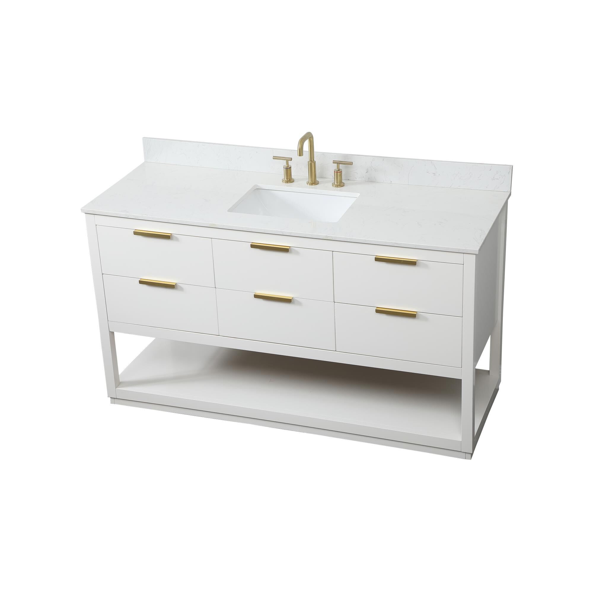 Shown in White finish