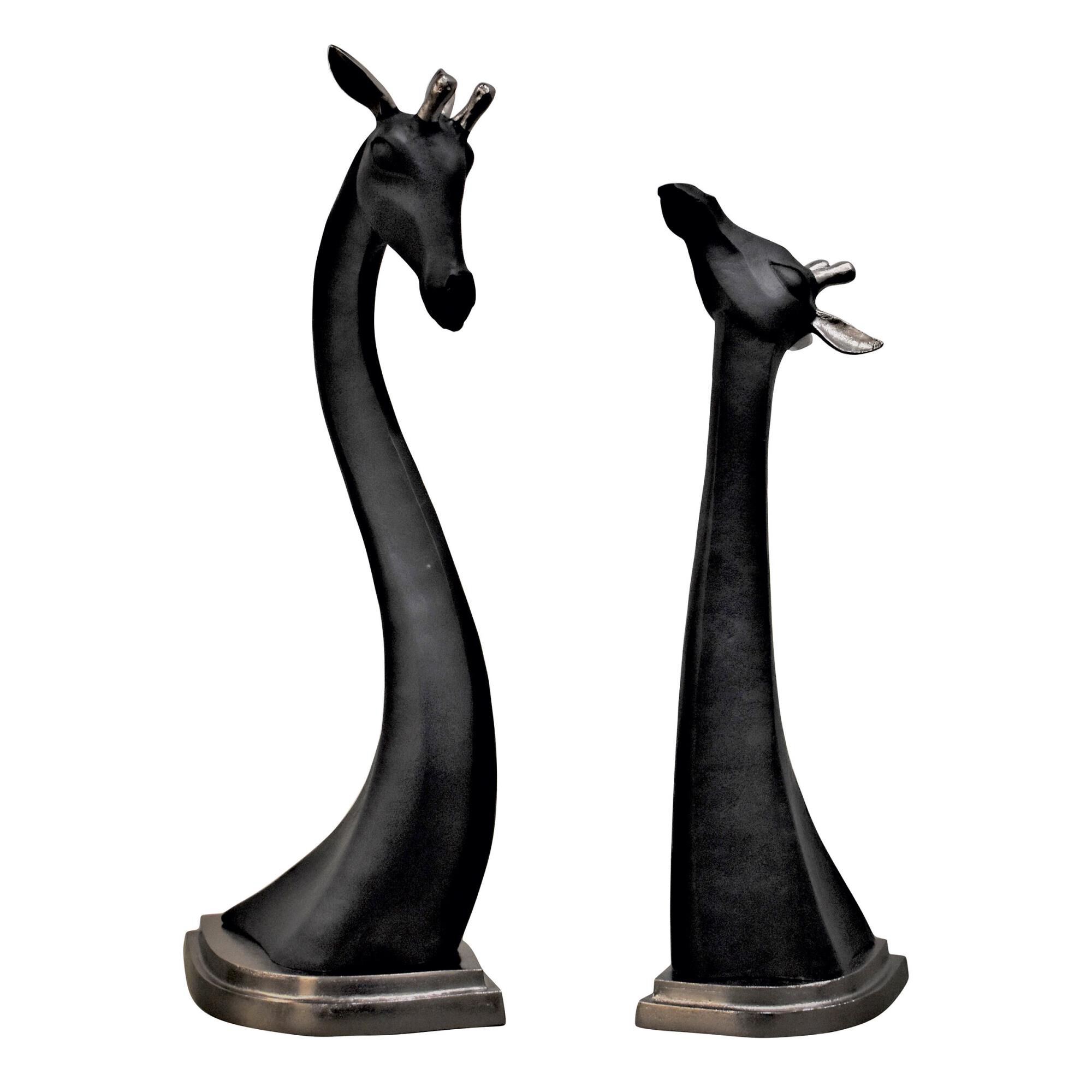 Giraffe 33 Inch Sculpture by Harp and Finial
