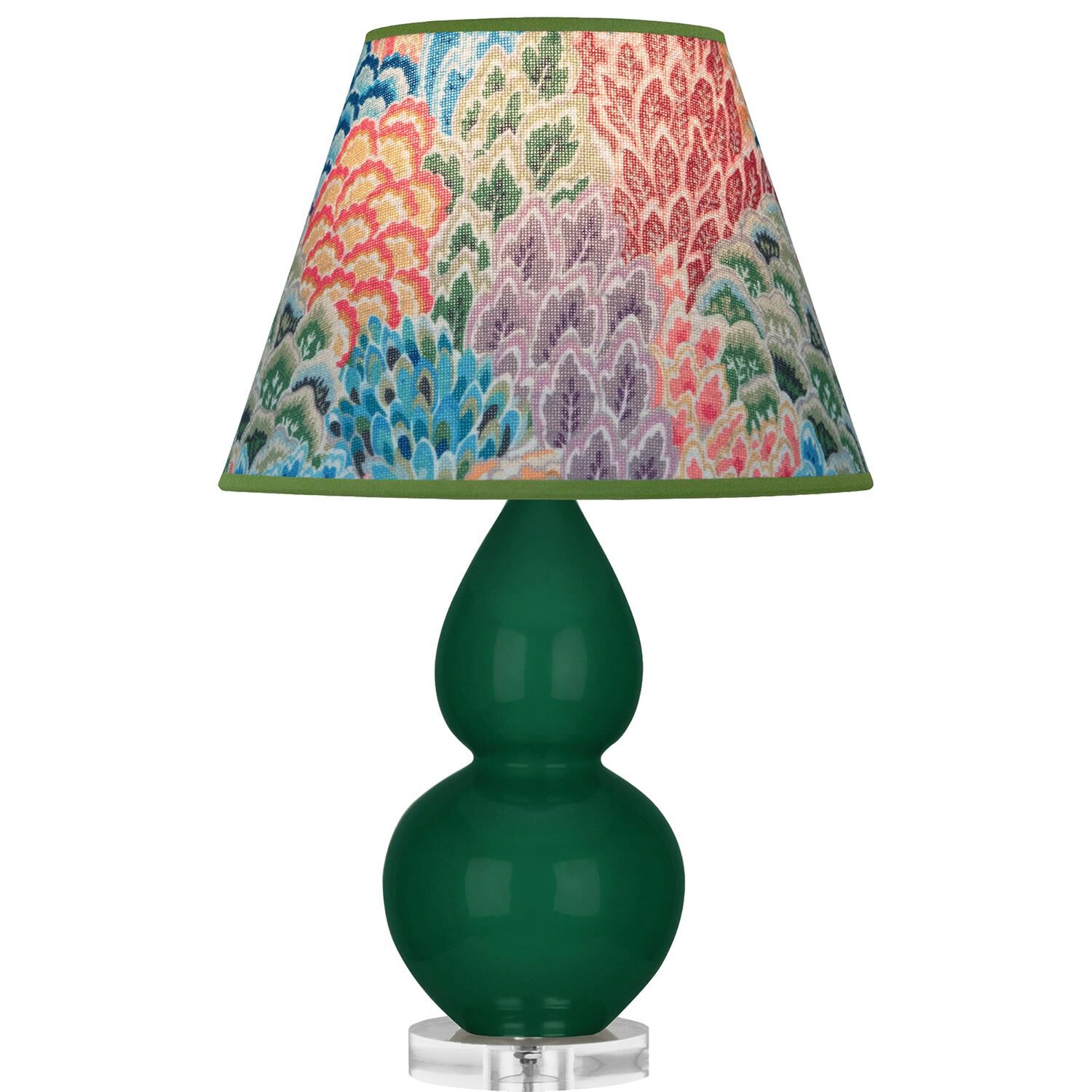 Small Double Gourd 23 Inch Table Lamp by Robert Abbey