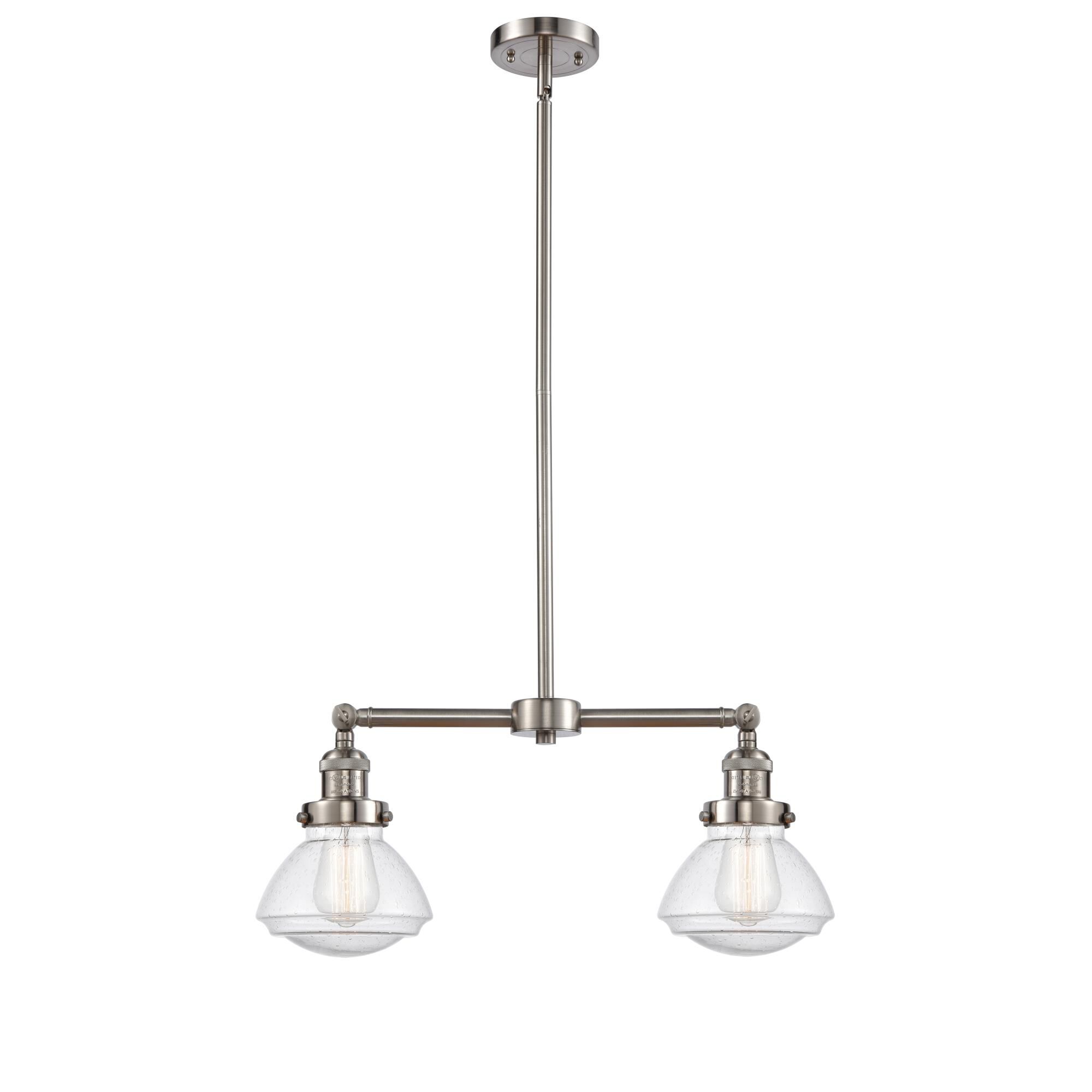 Bruno Marashlian Olean 21 Inch 2 Light Mini Chandelier by Innovations Lighting