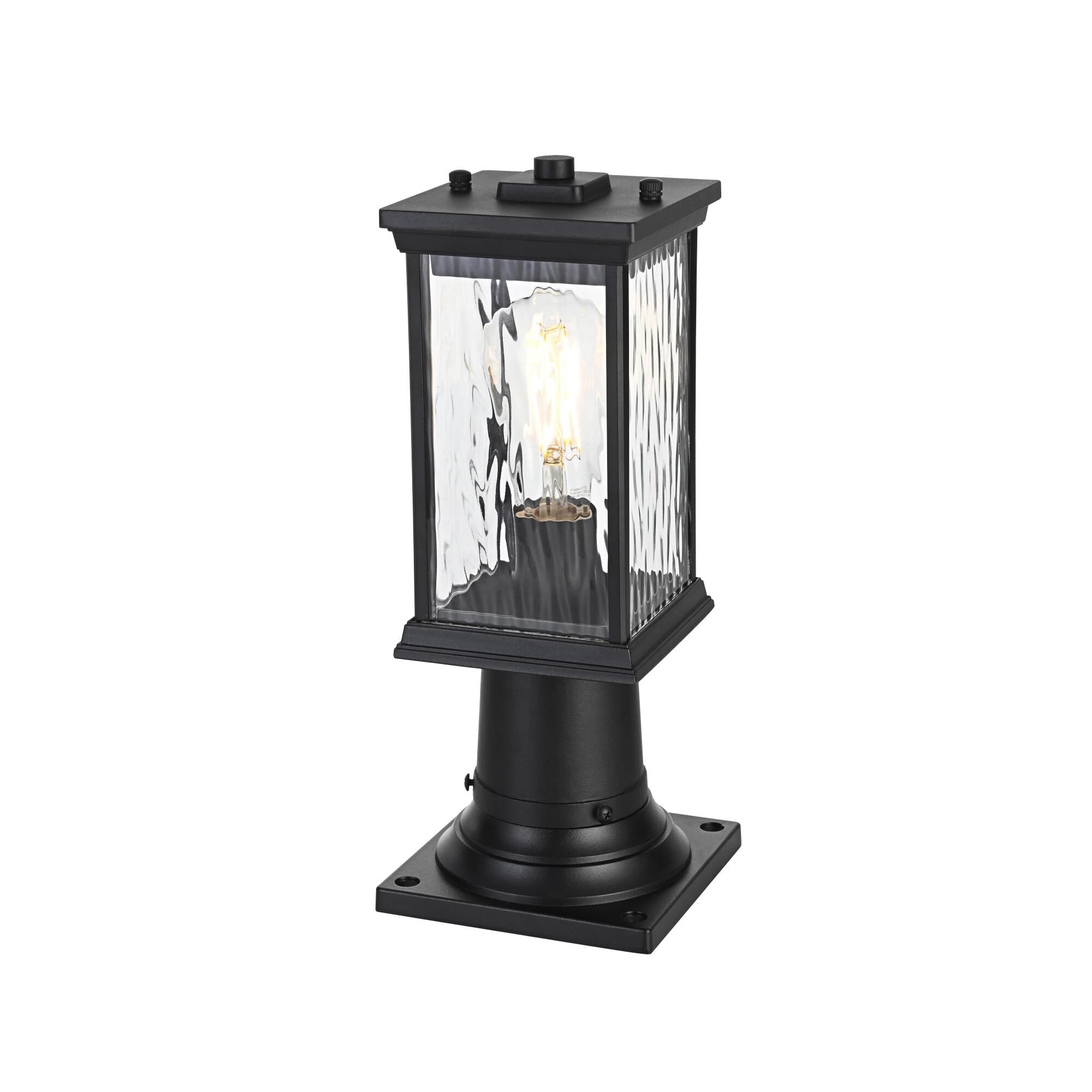Mascher 14 Inch Outdoor Post Lamp by Elegant Lighting