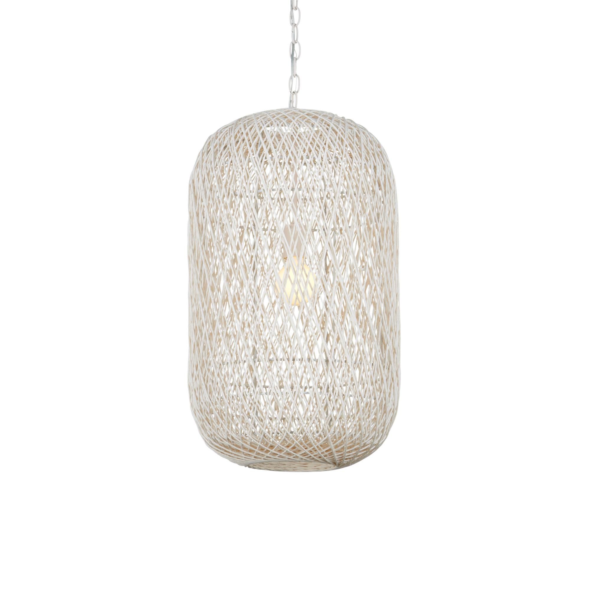 Cocoon 16 Inch Large Pendant by Currey and Company - Clearance
