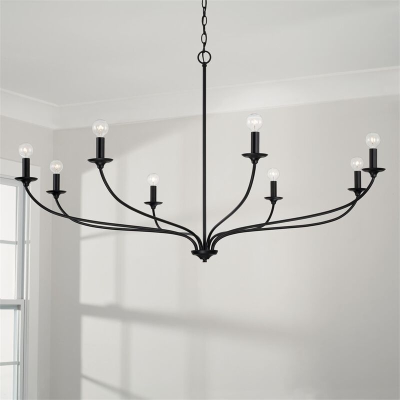 Dolan 52 Inch 8 Light Chandelier by Capital Lighting Fixture Company