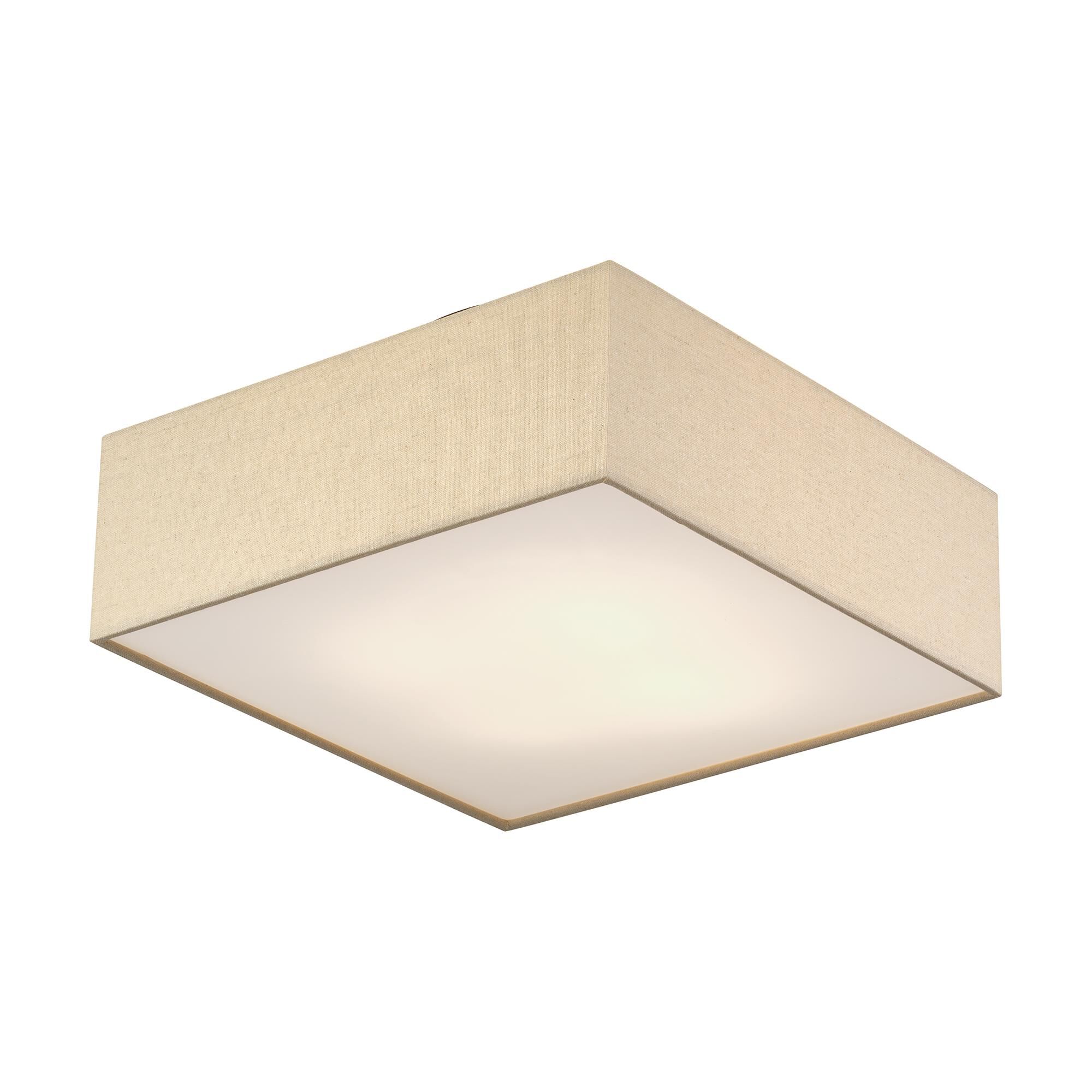 Shown in Bronze finish and Hand Crafted Parchment Color Hardback Fabric with White Color Inside shade