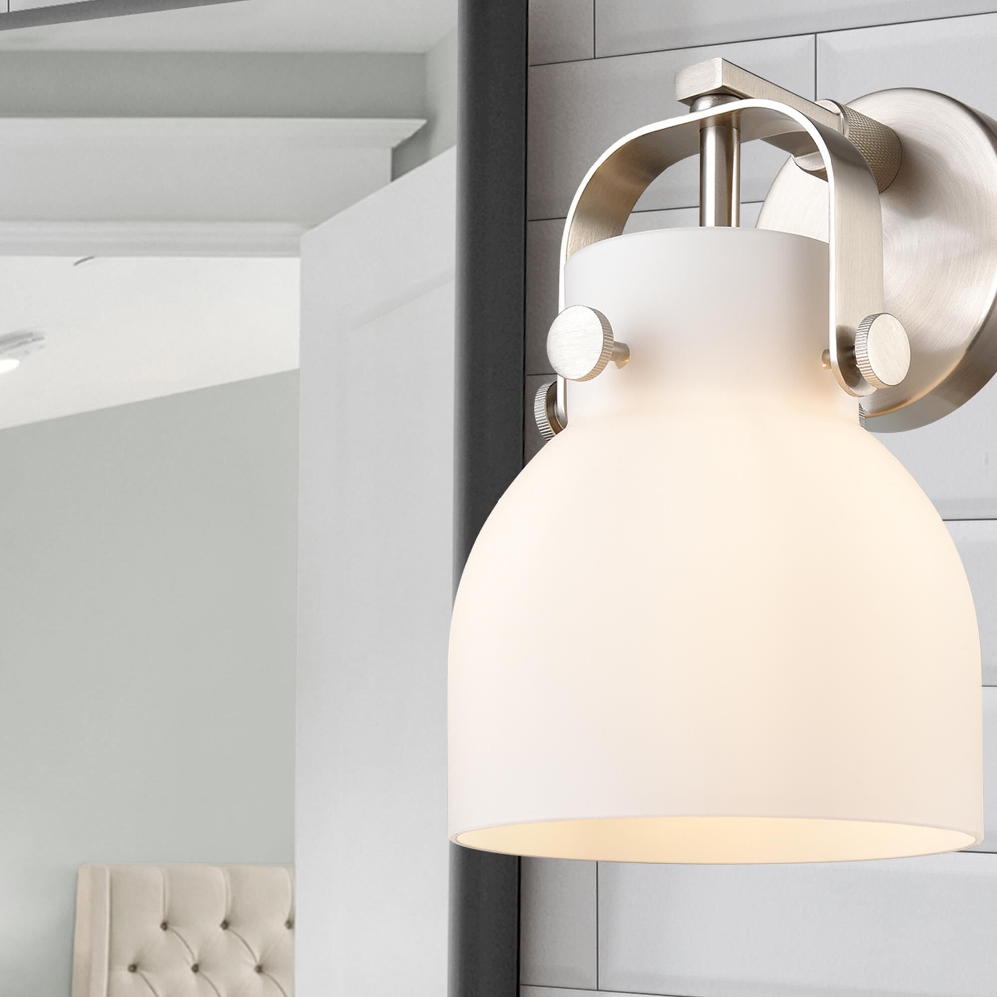 Bruno Marashlian Pilaster II Bell 10 Inch Wall Sconce by Innovations Lighting