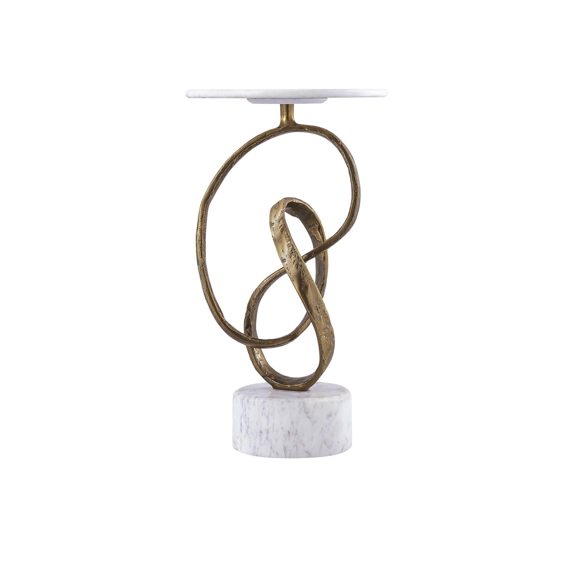 Ruban 14 Inch Accent Table by Currey and Company