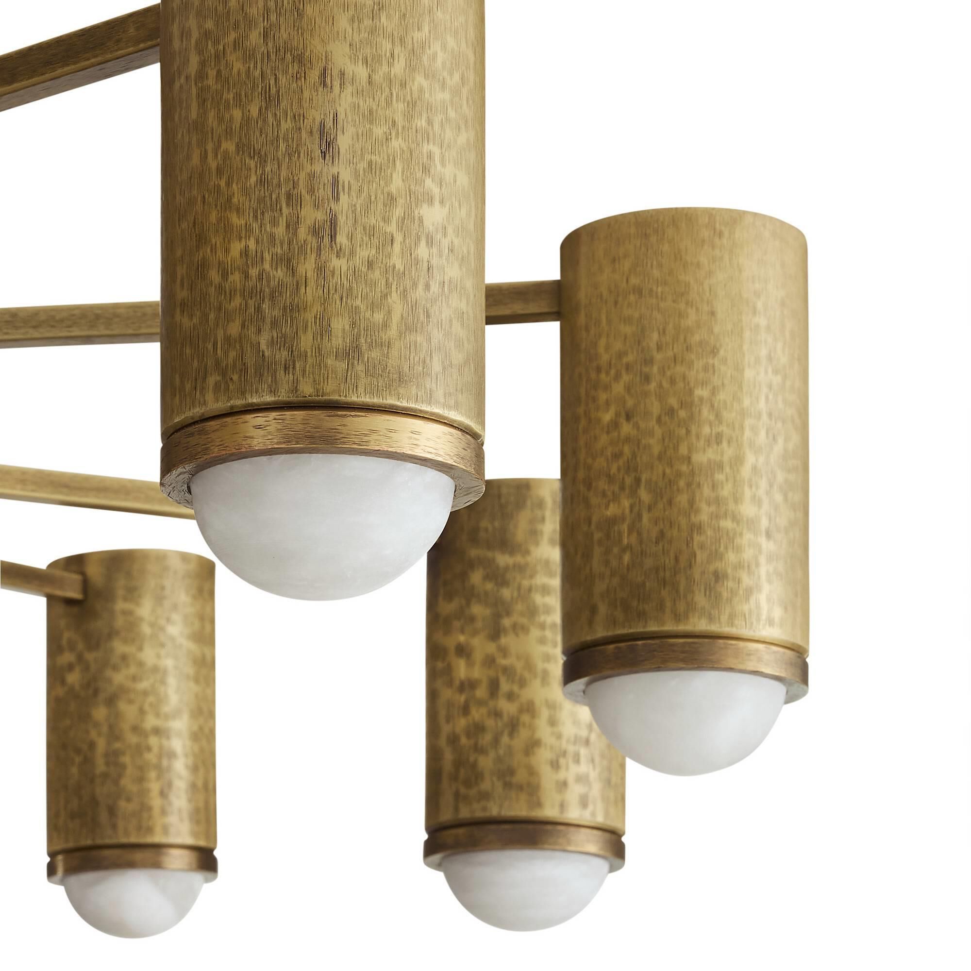 Shown in Antique Brass and White finish