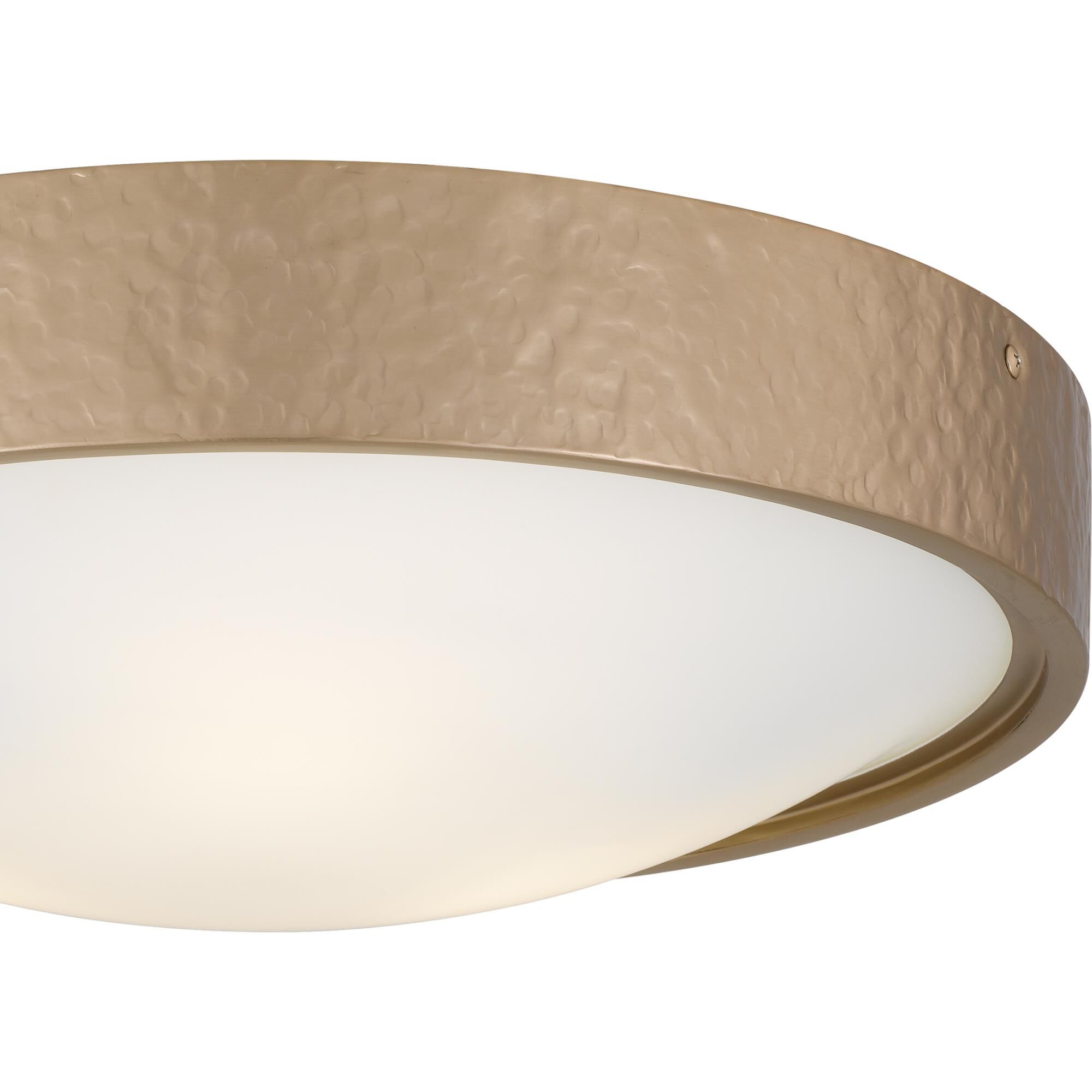 Shown in Bronze Gold finish and Etched Glass Painted White Inside shade