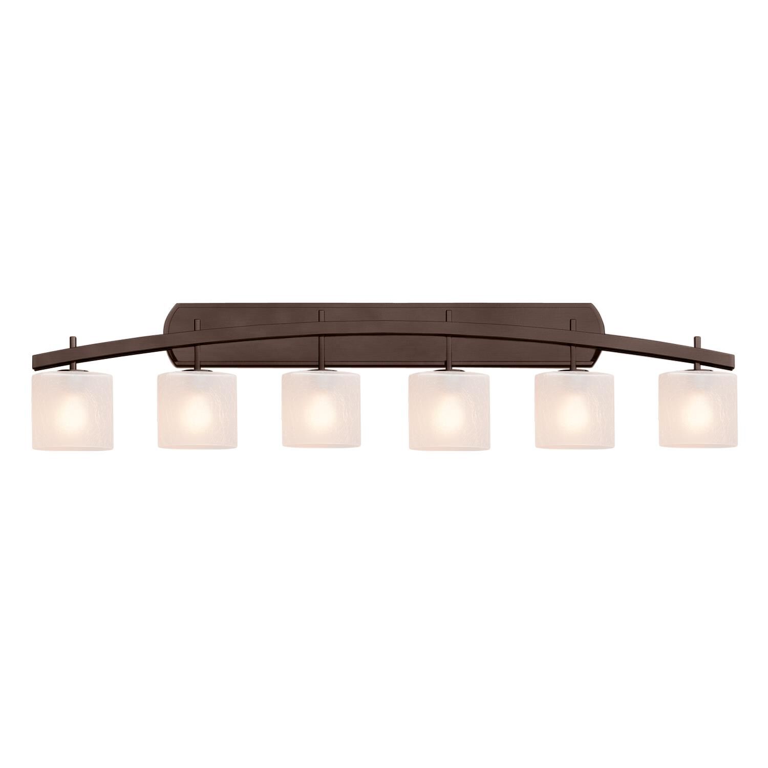 Fusion - Archway 55 Inch 6 Light Bath Vanity Light by Justice Design Group