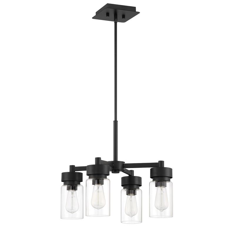 Bennet 16 Inch Tall 4 Light Outdoor Hanging Lantern by Craftmade