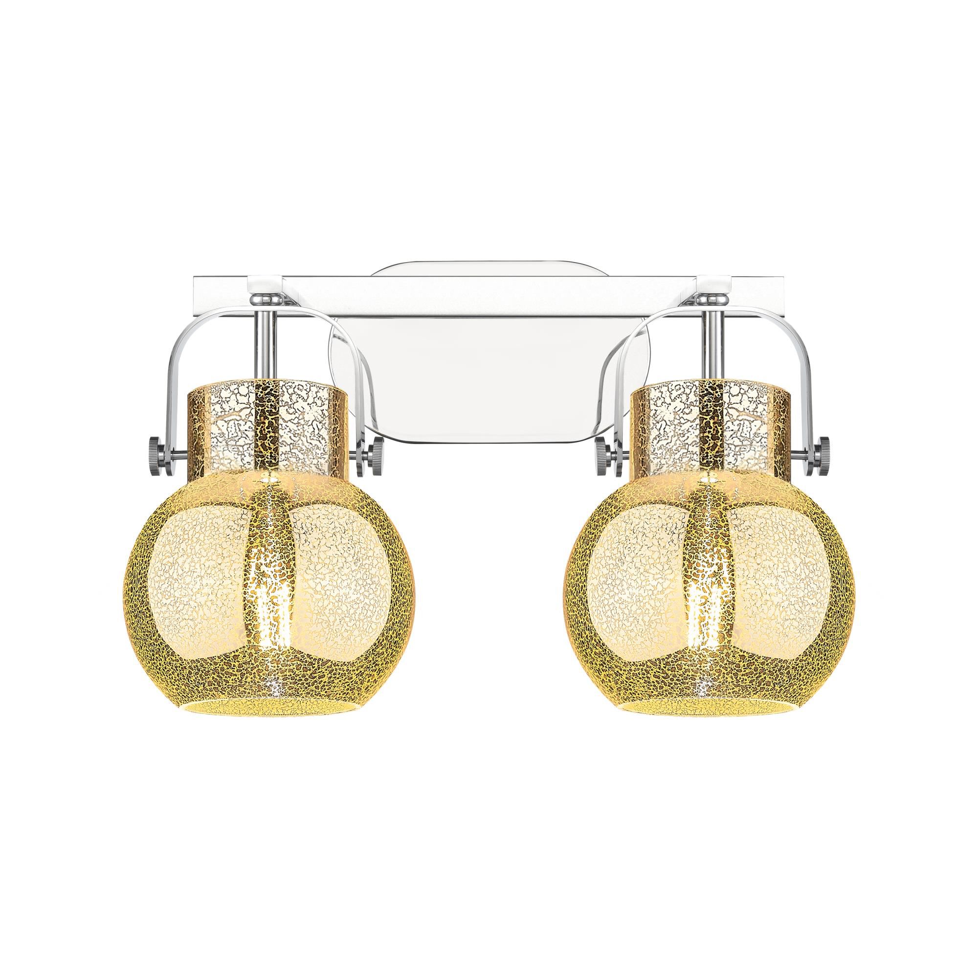 Shown in Polished Chrome finish and Mercury shade