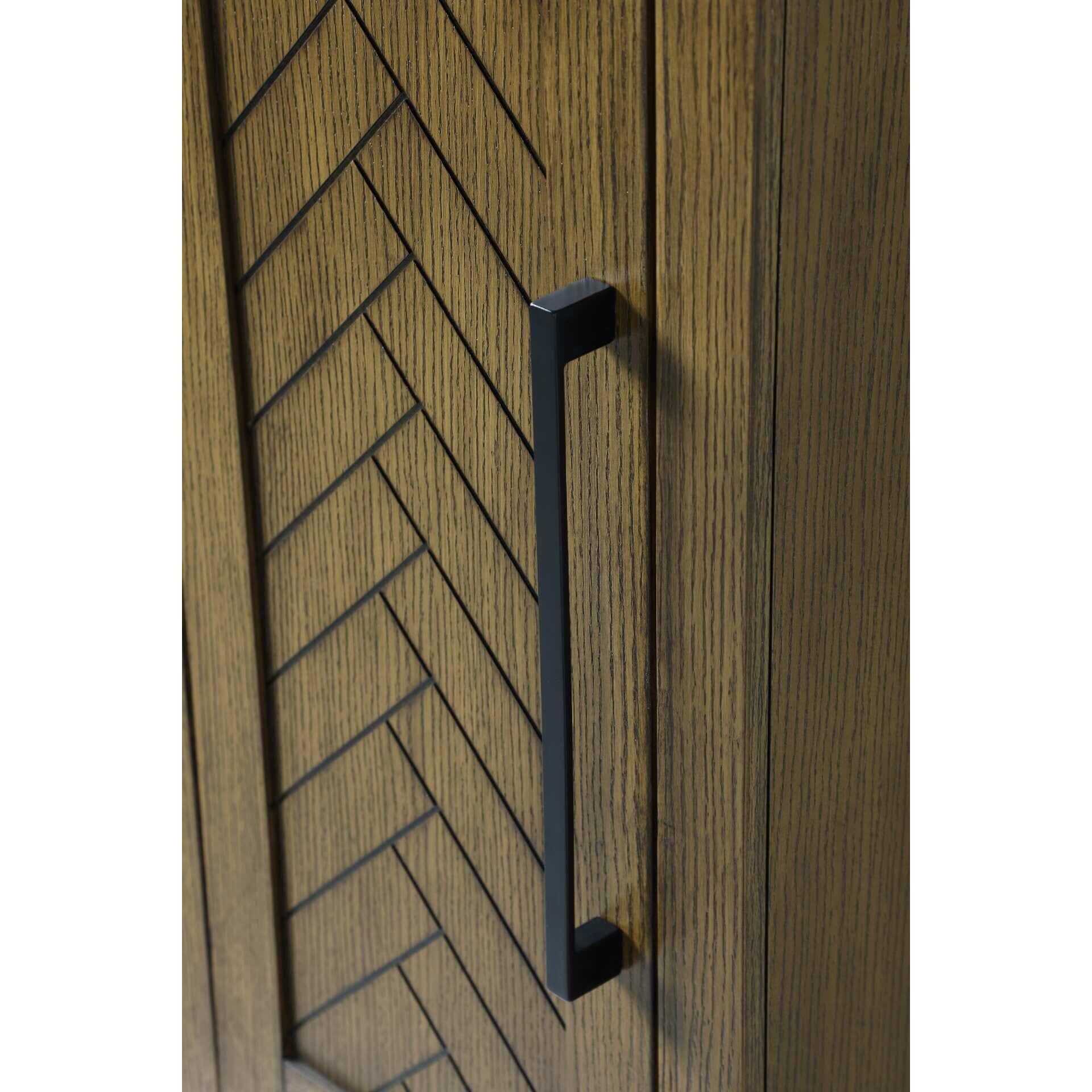 Shown in Hazel Oak finish