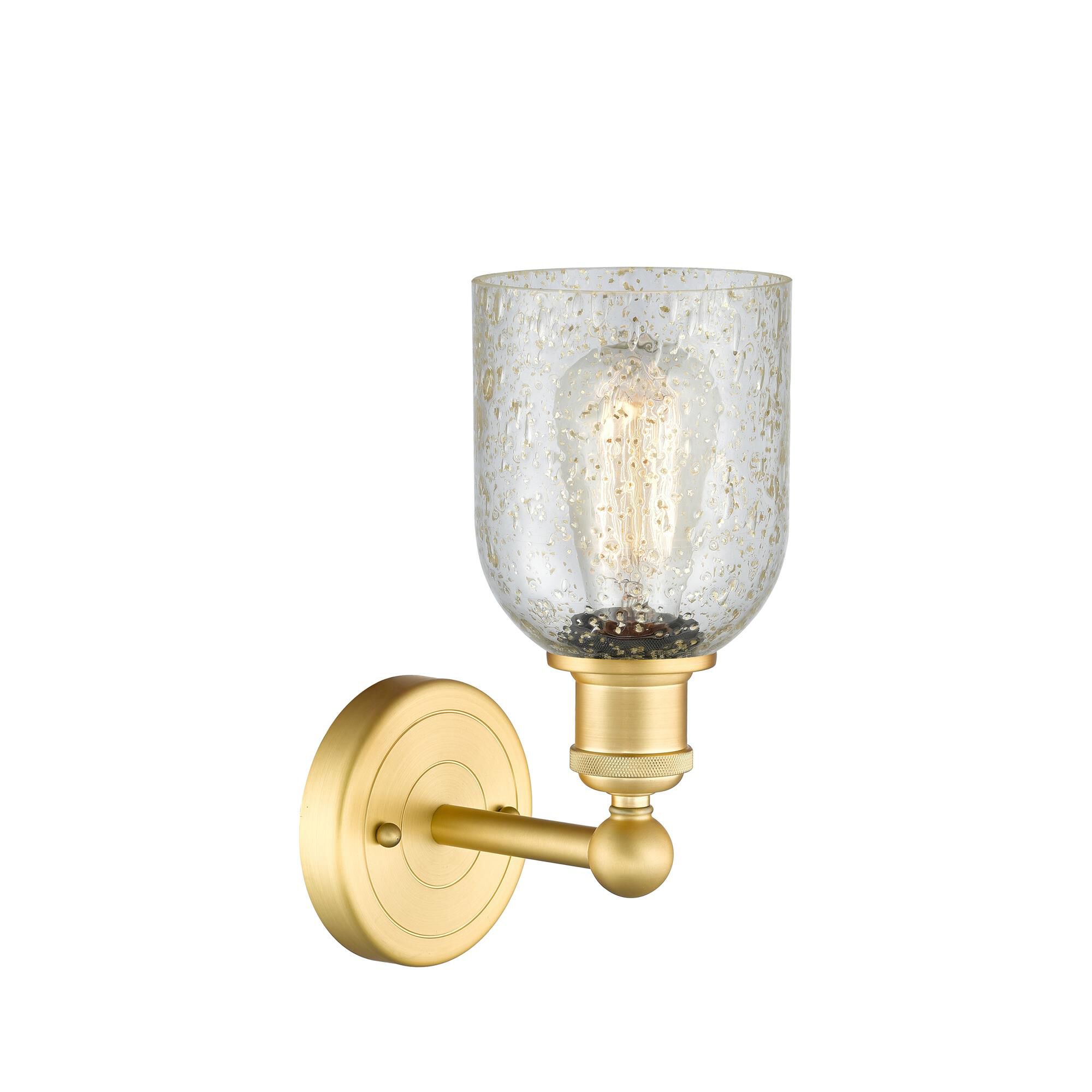 Shown in Satin Gold finish and Mica glass