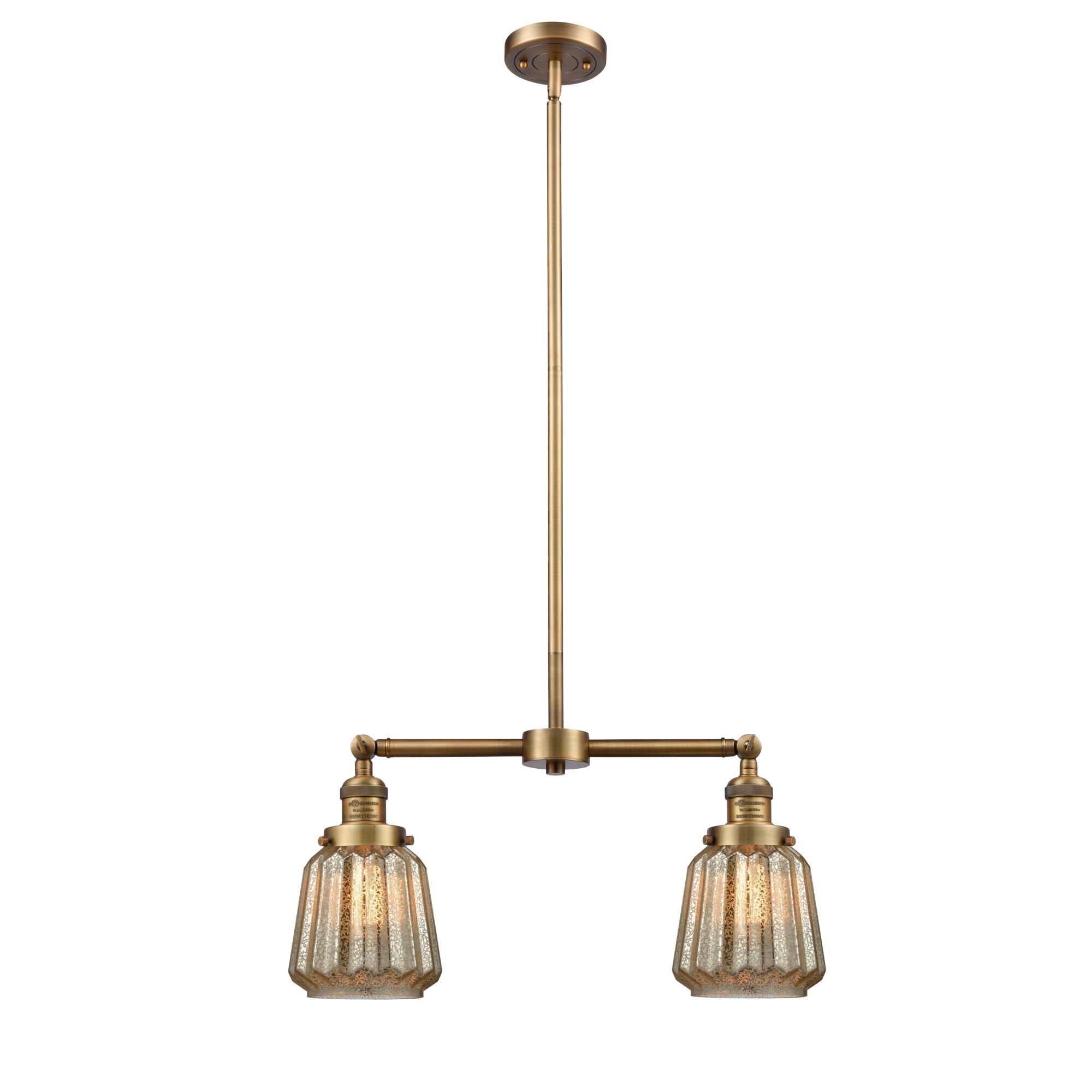 Bruno Marashlian Chatham 21 Inch 2 Light Mini Chandelier by Innovations Lighting