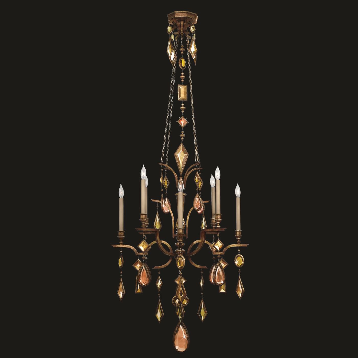 Encased Gems Chandelier by Fine Art Handcrafted Lighting
