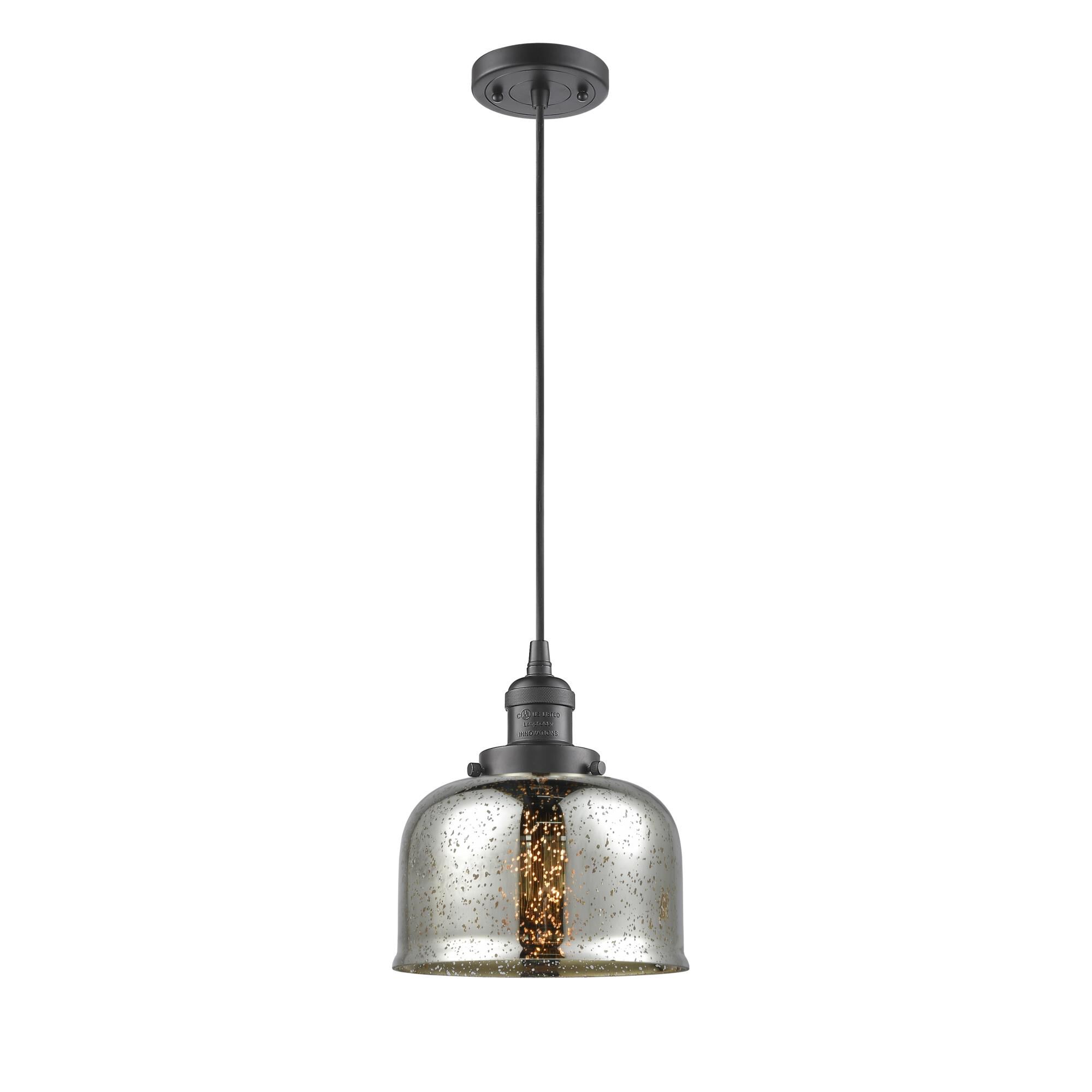 Bruno Marashlian Large Bell 8 Inch Mini Pendant by Innovations Lighting