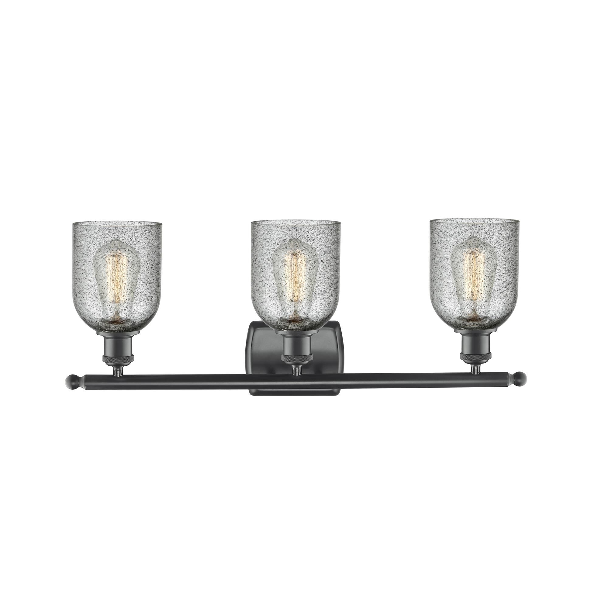 Shown in Matte Black finish and Charcoal glass