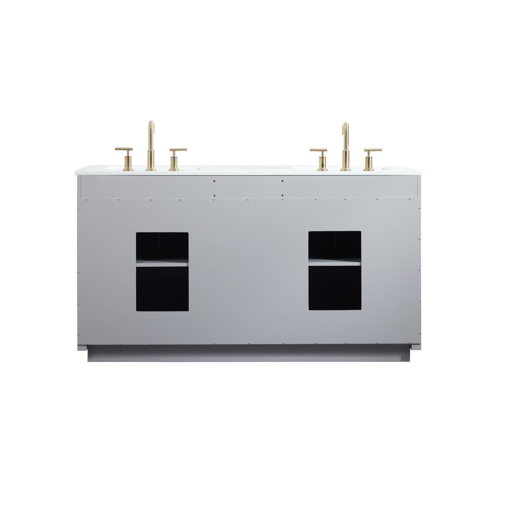 Shown in Grey finish