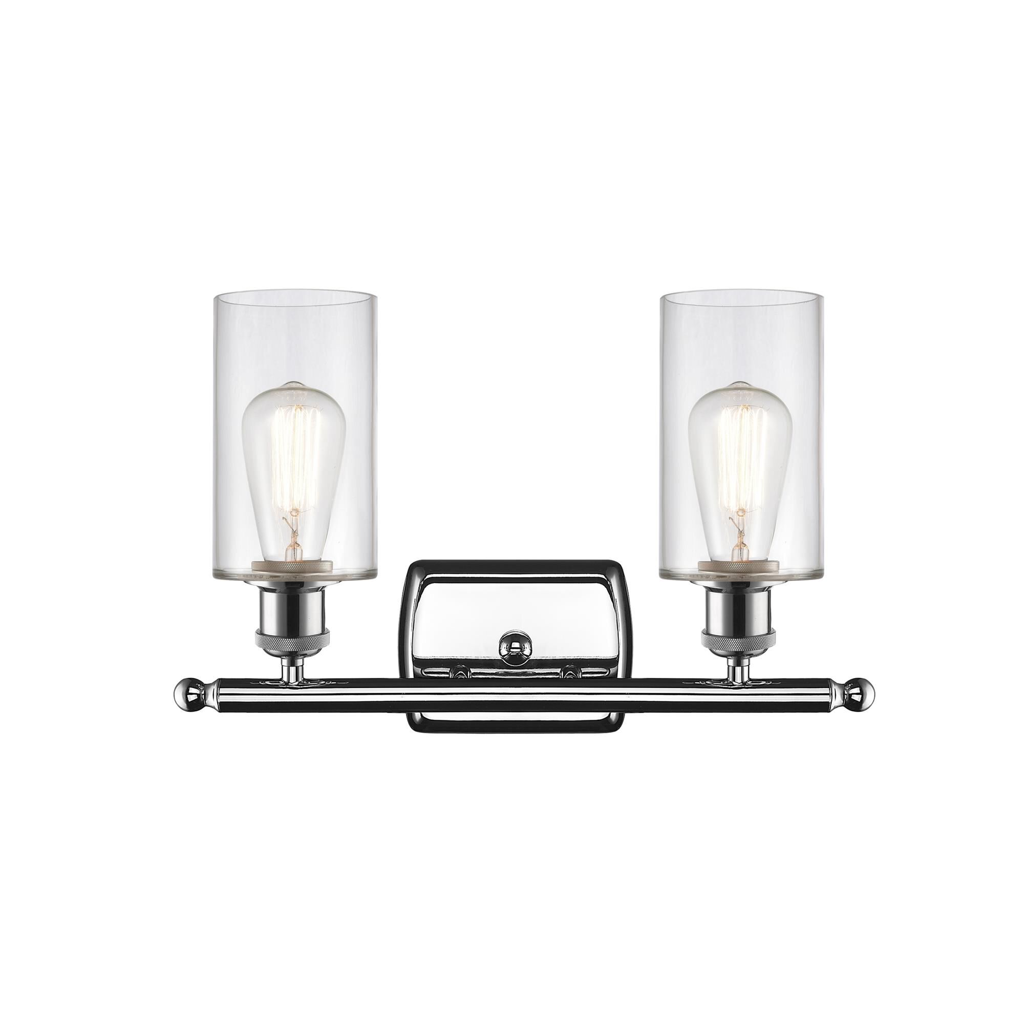 Shown in Polished Chrome finish and Drum glass and Glass shade and Polished Chrome accent