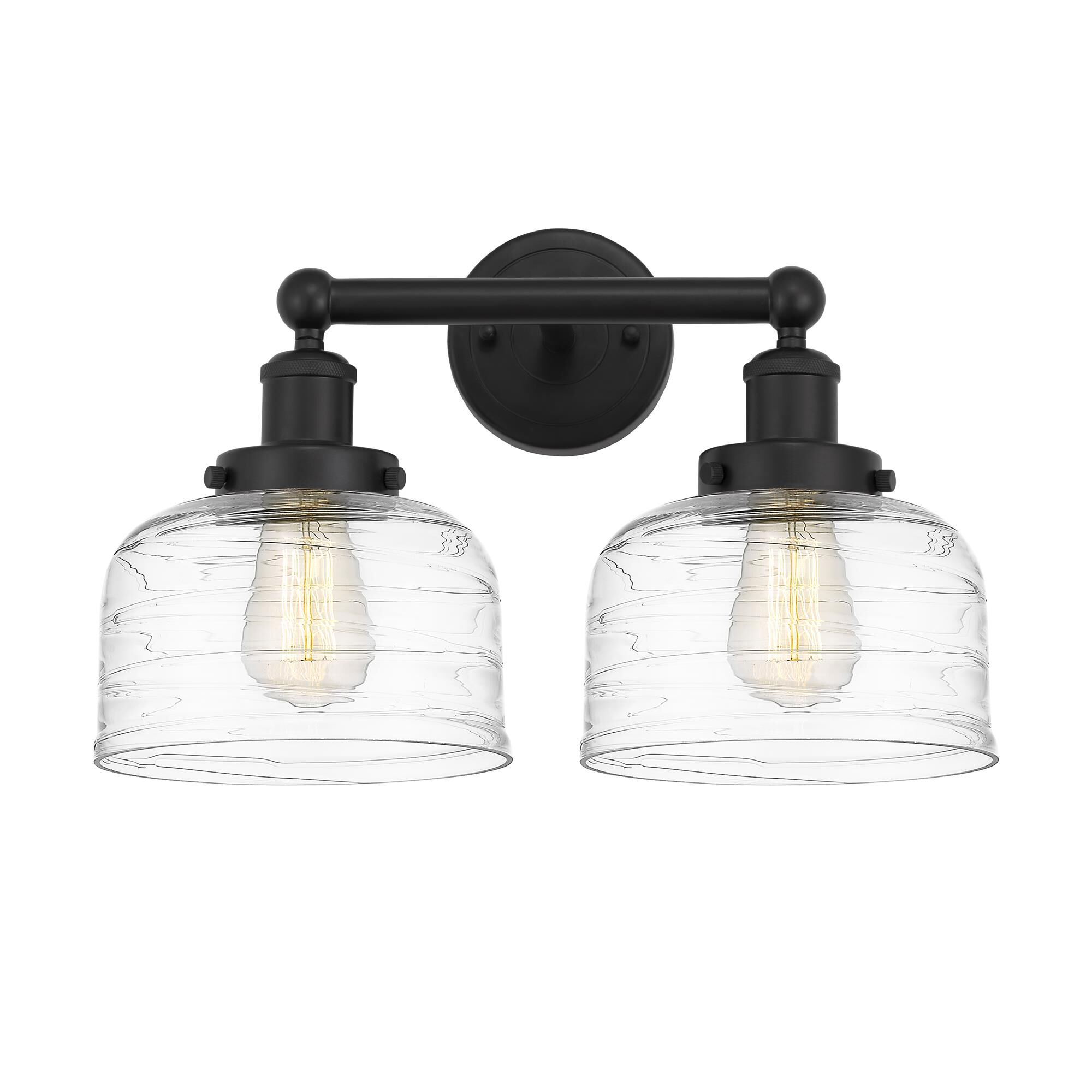 Shown in Matte Black, Plated Smoke finish and Plated Smoke glass and Plated Smoke Glass shade