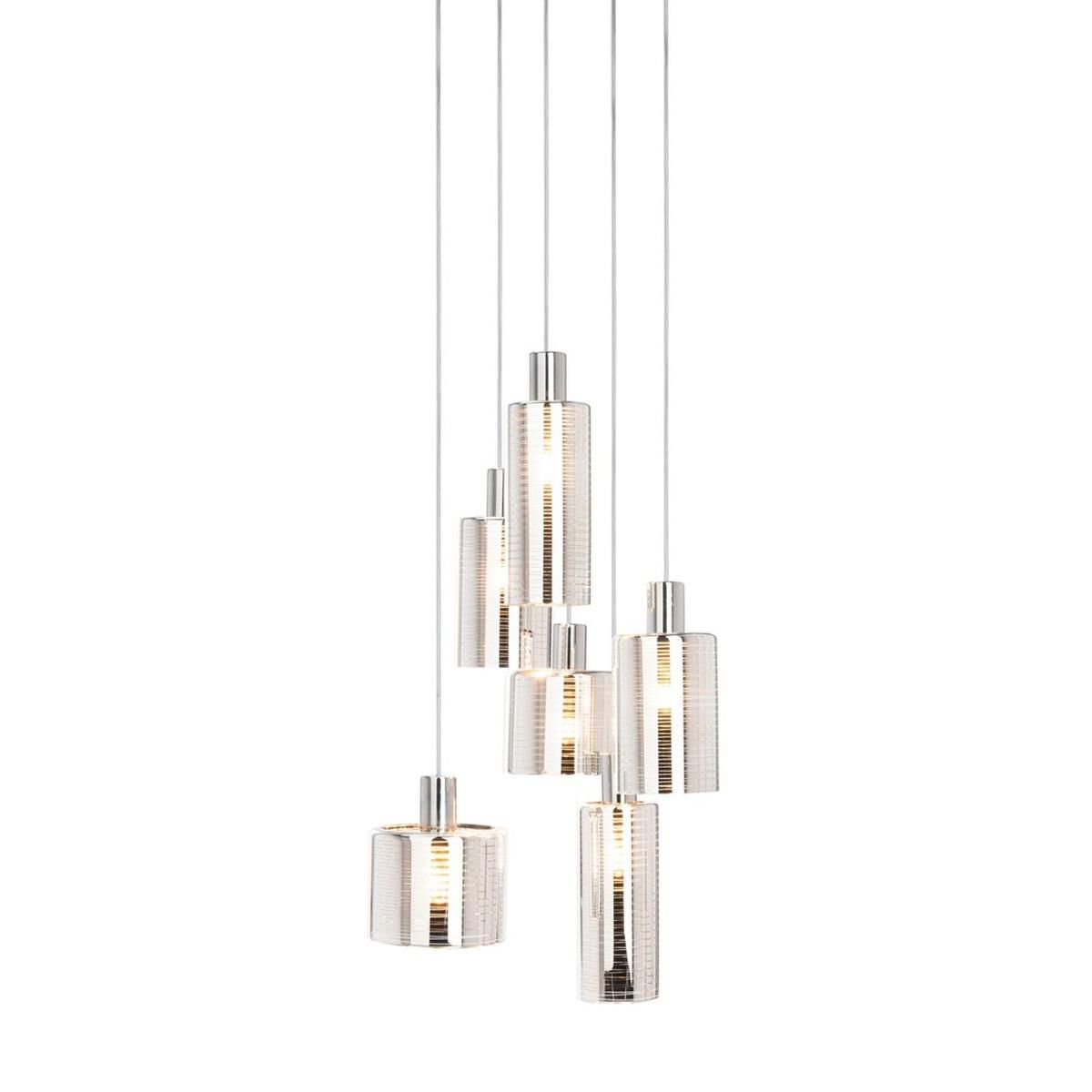 Shown in Black finish and Chromed glass