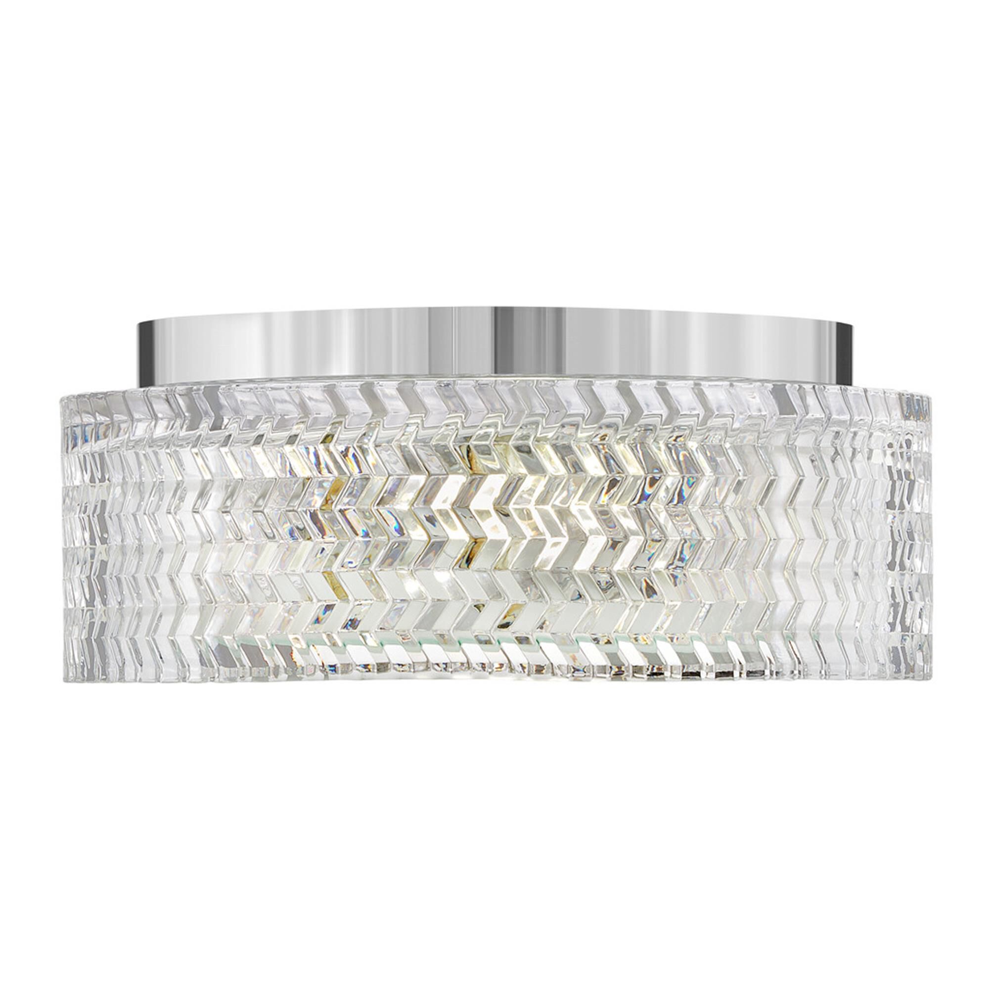 Elle 12 Inch 2 Light Flush Mount,