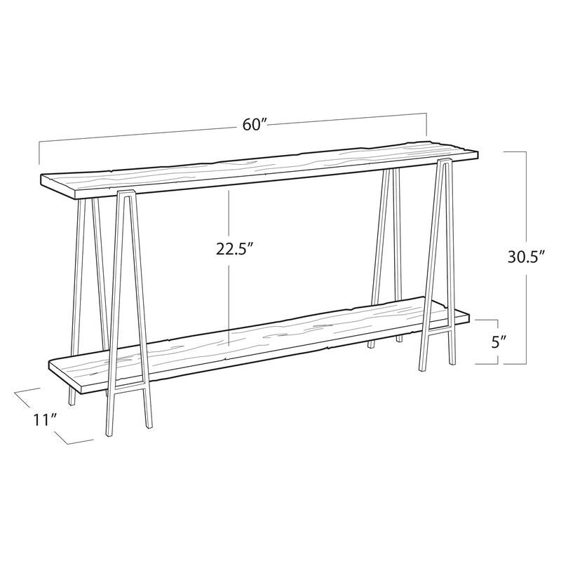 Ash 60 Inch Console Table by Regina Andrew