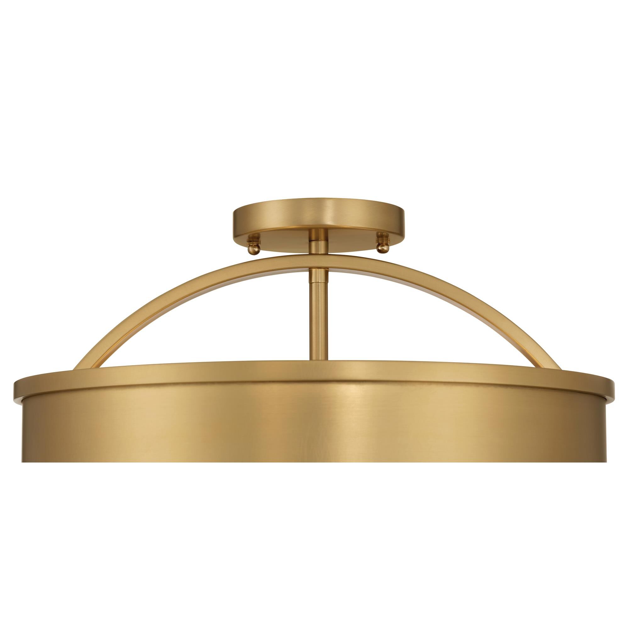 Shown in Legacy Brass finish and Alabaster glass