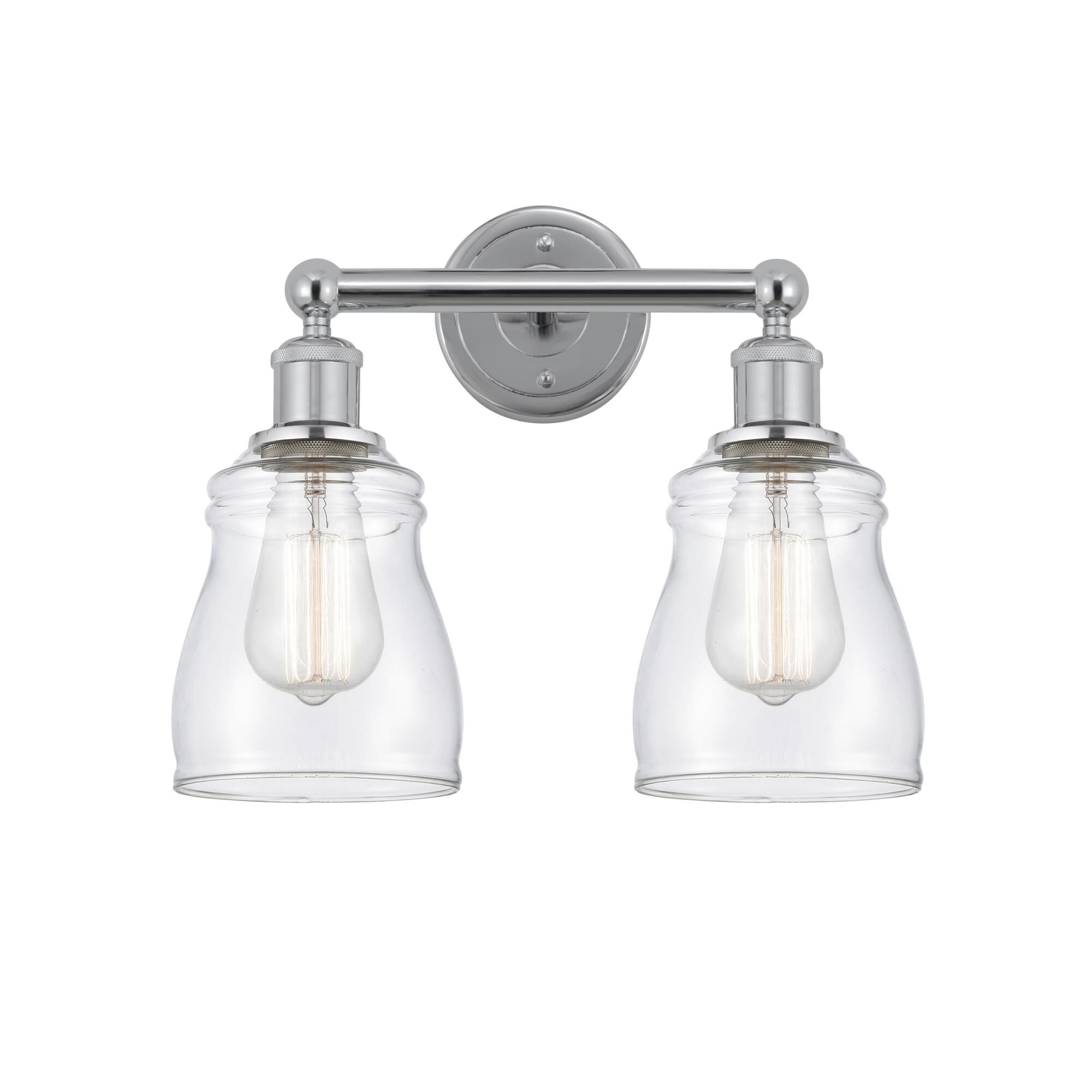 Shown in Polished Chrome, Clear finish and Clear glass and Clear Glass shade