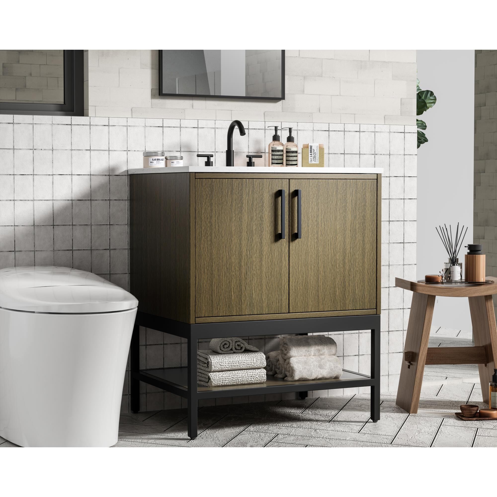 Shown in Chestnut Brown finish