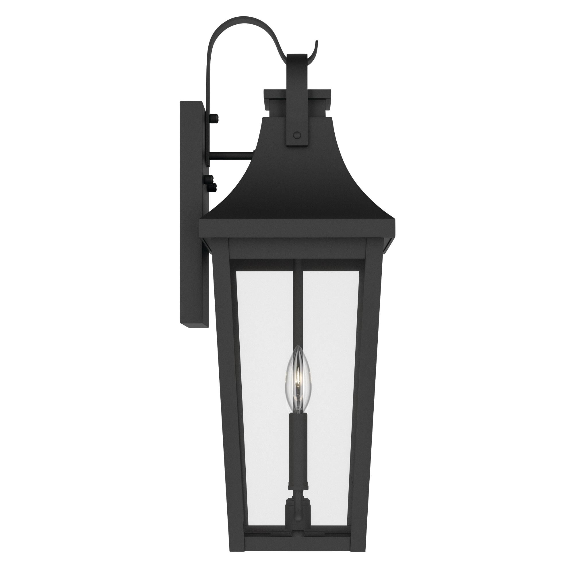 Shown in Textured Black finish and Clear glass