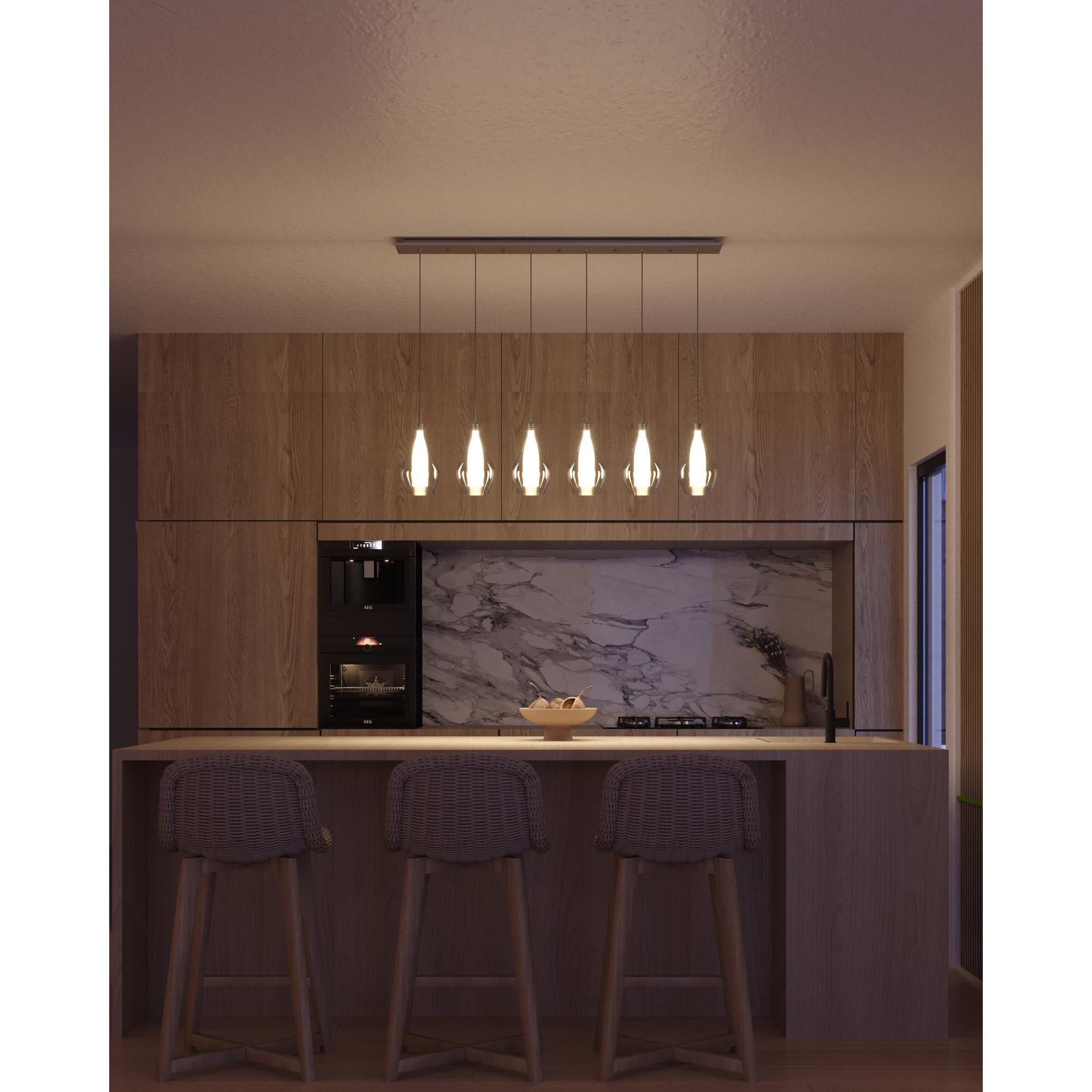 Victoria 41 Inch Linear Suspension Light by Kuzco Lighting