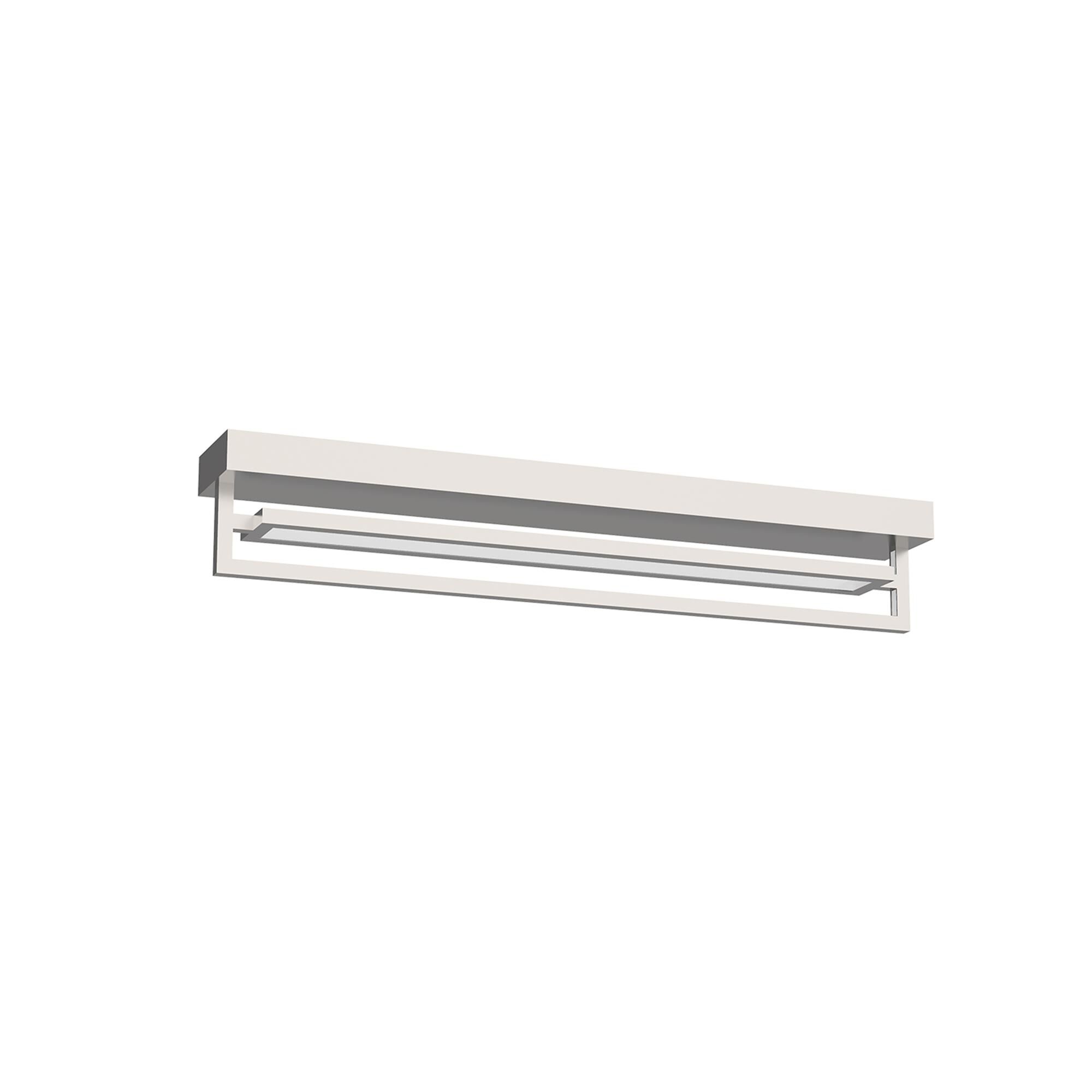 Shown in Brushed Nickel finish and Frosted Acrylic glass
