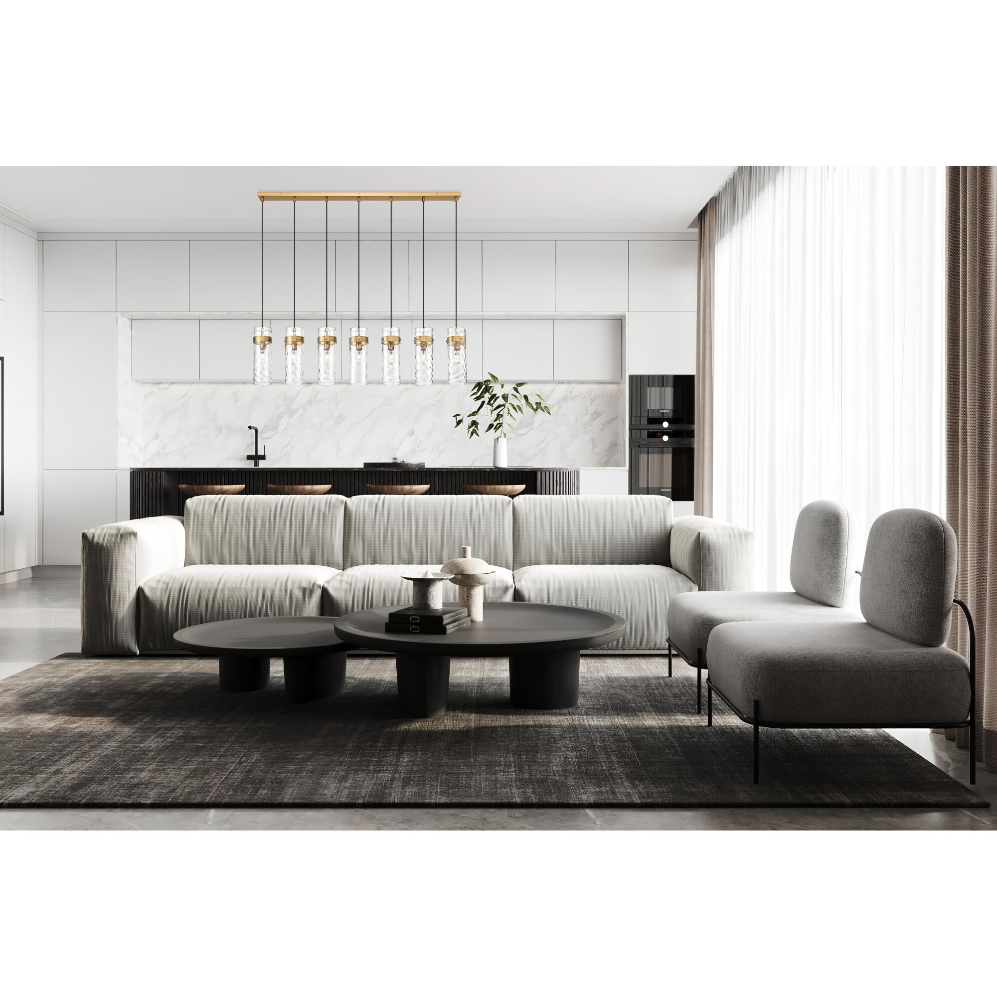 Fontaine 57 Inch Linear Suspension Light by Z Lite