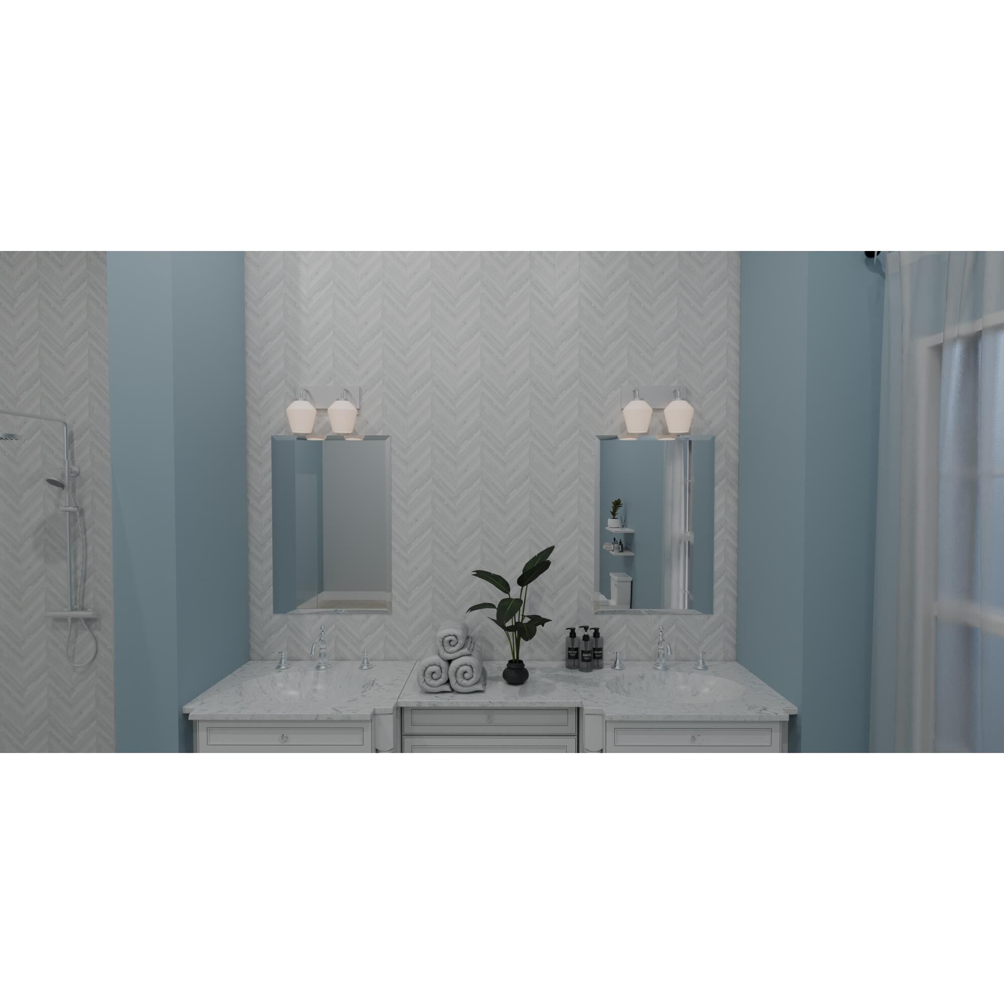 Nielson 13.5 Inch 2 Light Bath Vanity Light by Quoizel