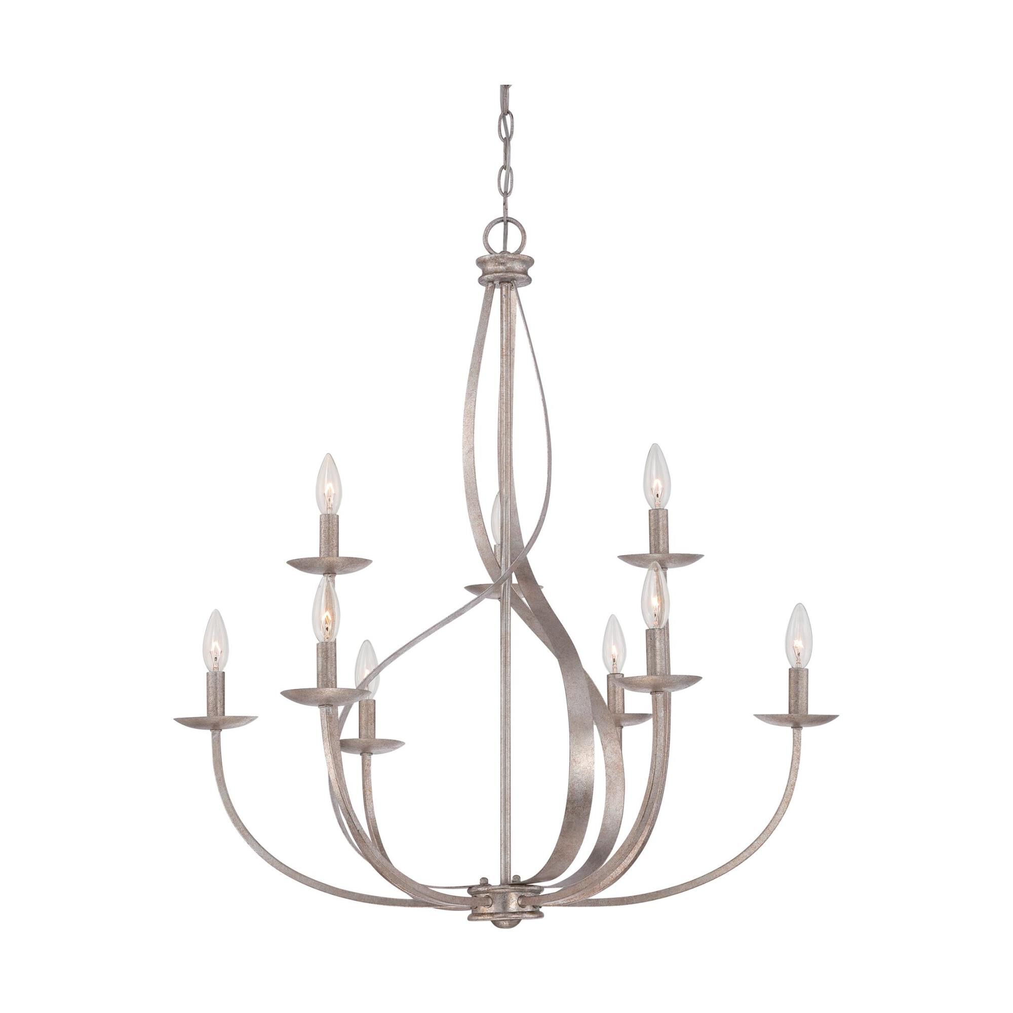 Serenity 30 Inch 9 Light Chandelier by Quoizel
