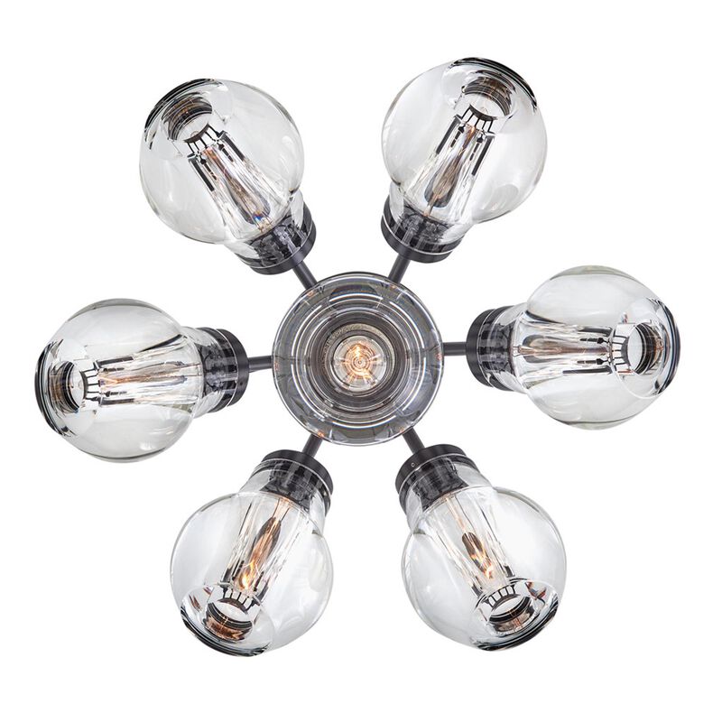 Elise 16 Inch 7 Light Semi Flush Mount by Fredrick Ramond