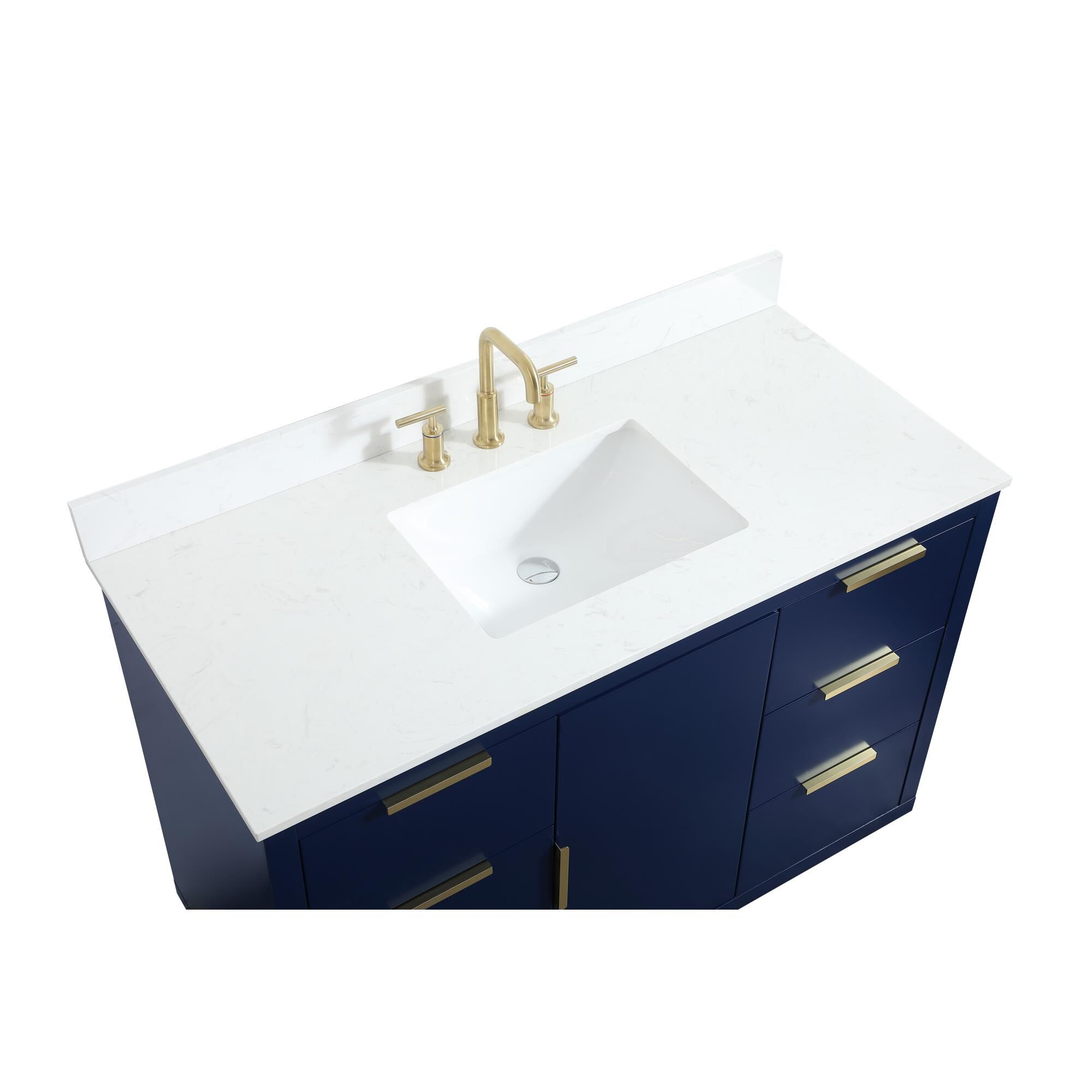 Shown in Blue finish