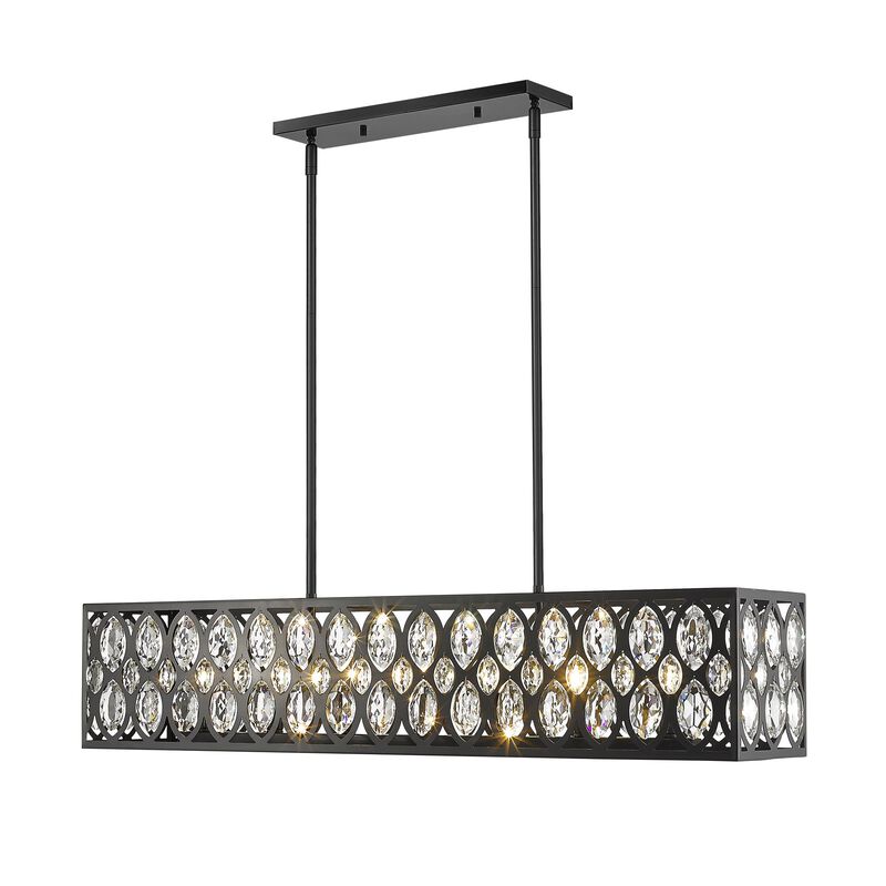 Dealey 43 Inch 7 Light Linear Suspension Light by Z-Lite
