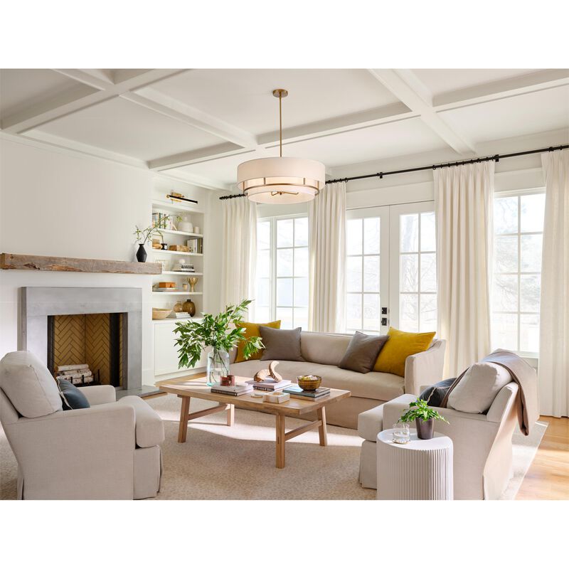 Graham 30 Inch 4 Light Semi Flush Mount by Hinkley