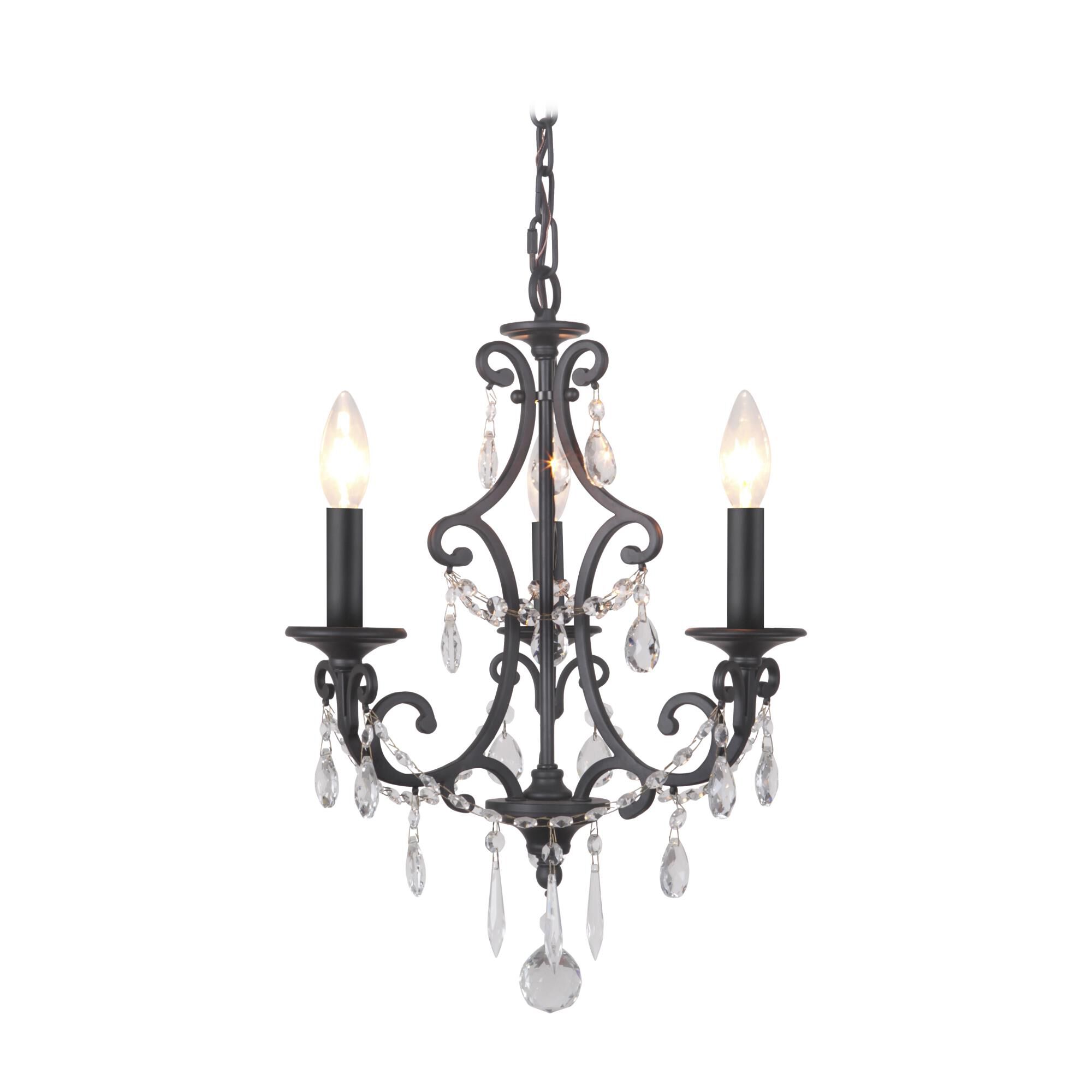 Bentley 14 Inch 3 Light Mini Chandelier by Craftmade